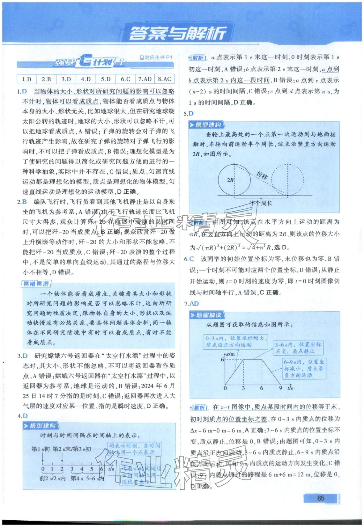 2025年周末C计划高中物理必修第一册人教版 第1页