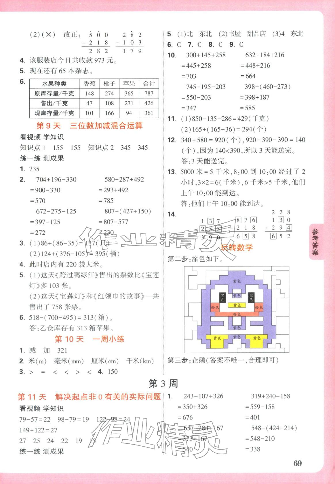 2026年小白鸥预习视频课三年级数学北师大版&nbsp;第3页