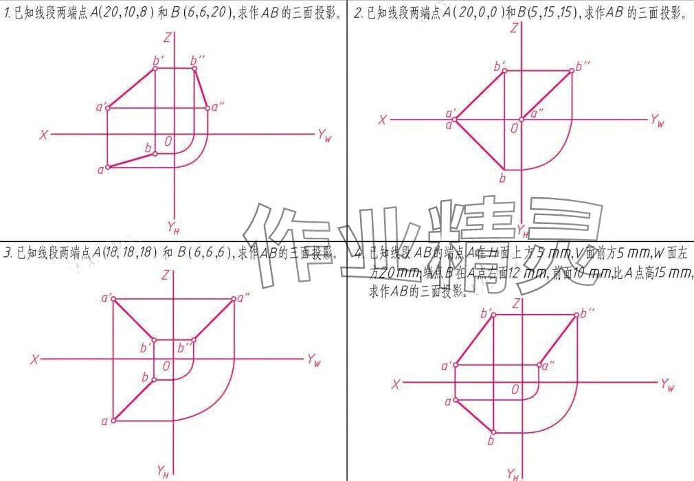 2024年机械制图习题集&nbsp;第20页