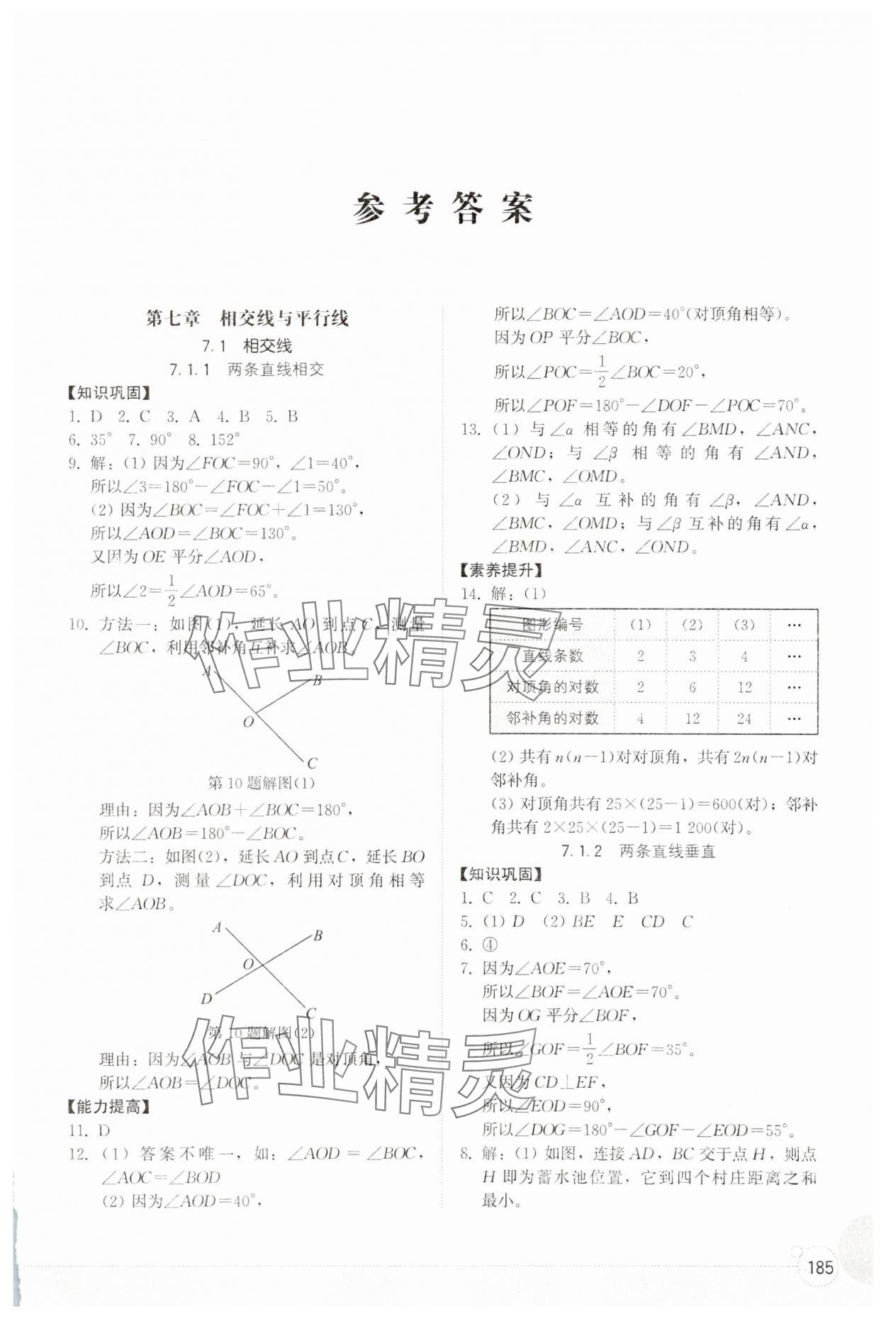 2025年同步練習(xí)冊(cè)山東教育出版社七年級(jí)數(shù)學(xué)下冊(cè)人教版 第1頁