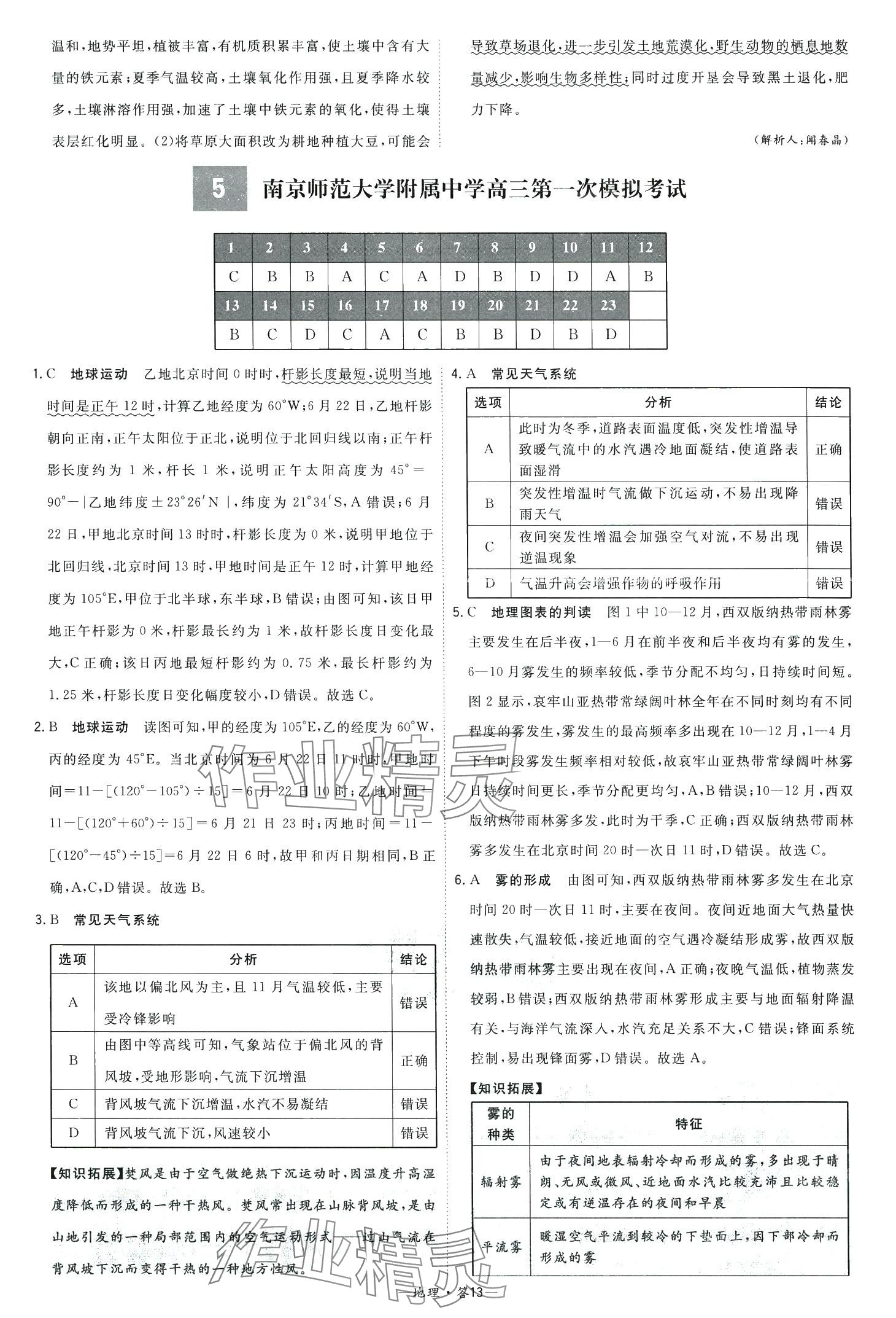 2024年高考模擬試題匯編高中地理 第15頁