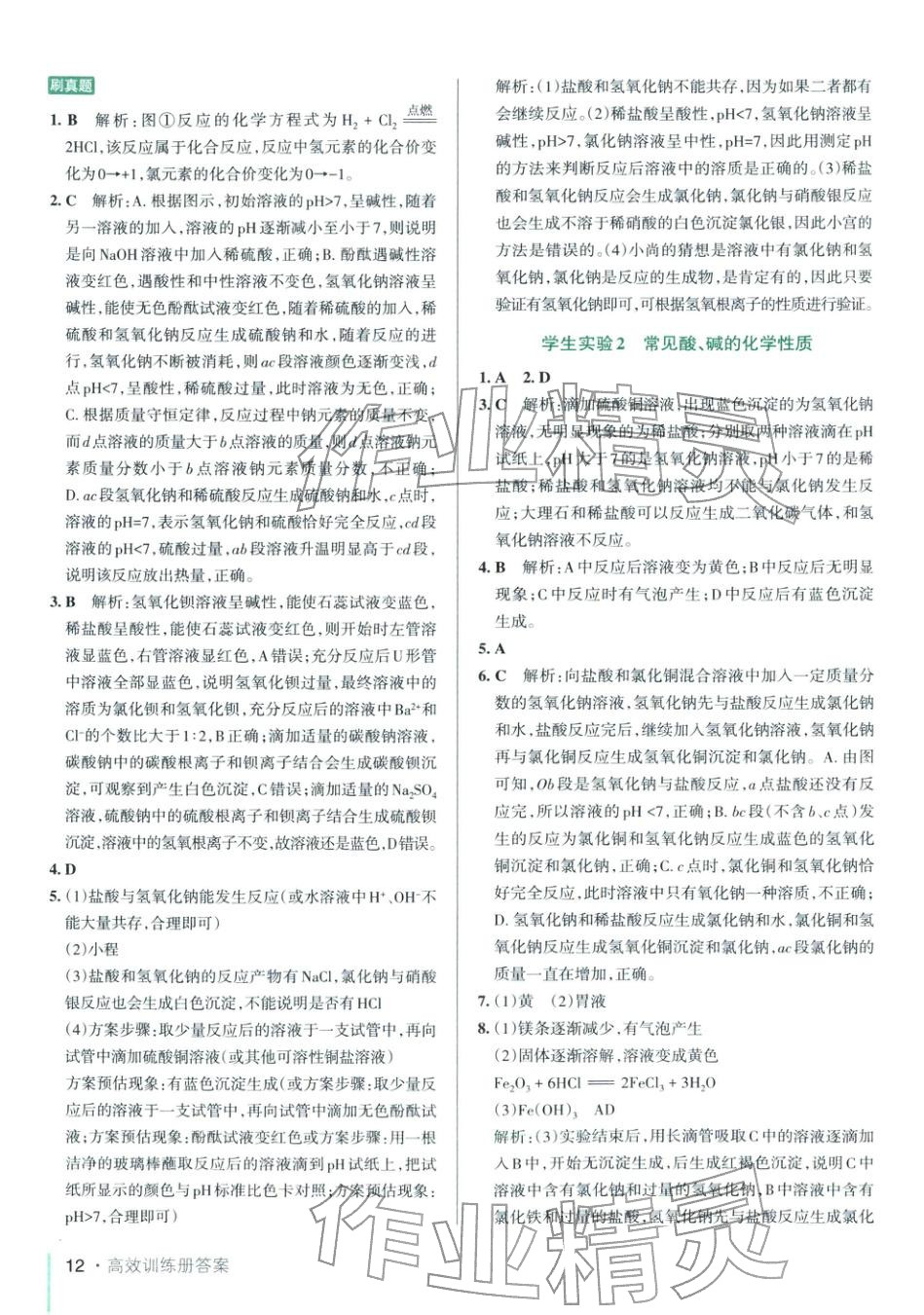2025年PASS教材搭档九年级化学全一册鲁教版&nbsp;第12页
