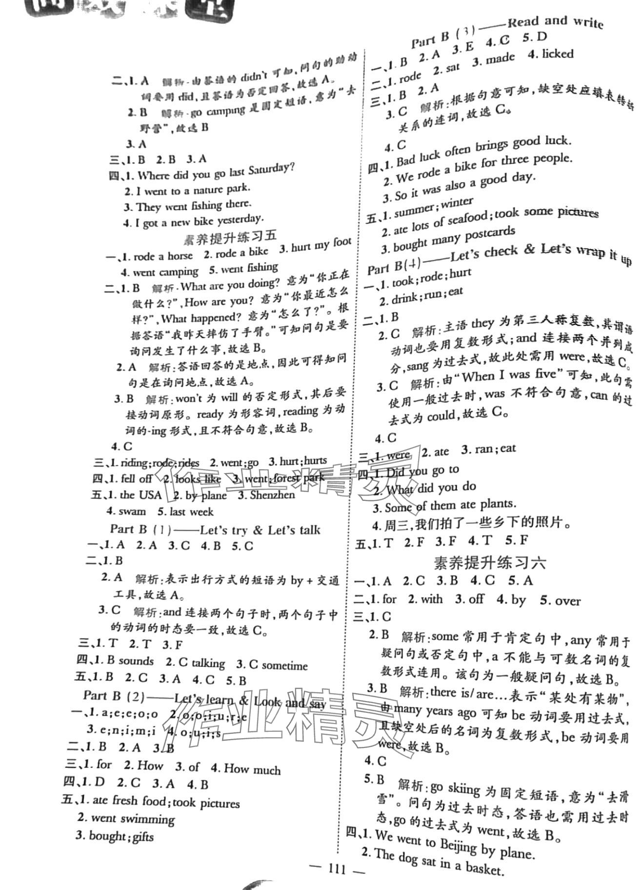 2024年高效課堂新疆青少年出版社六年級英語下冊人教版 第4頁