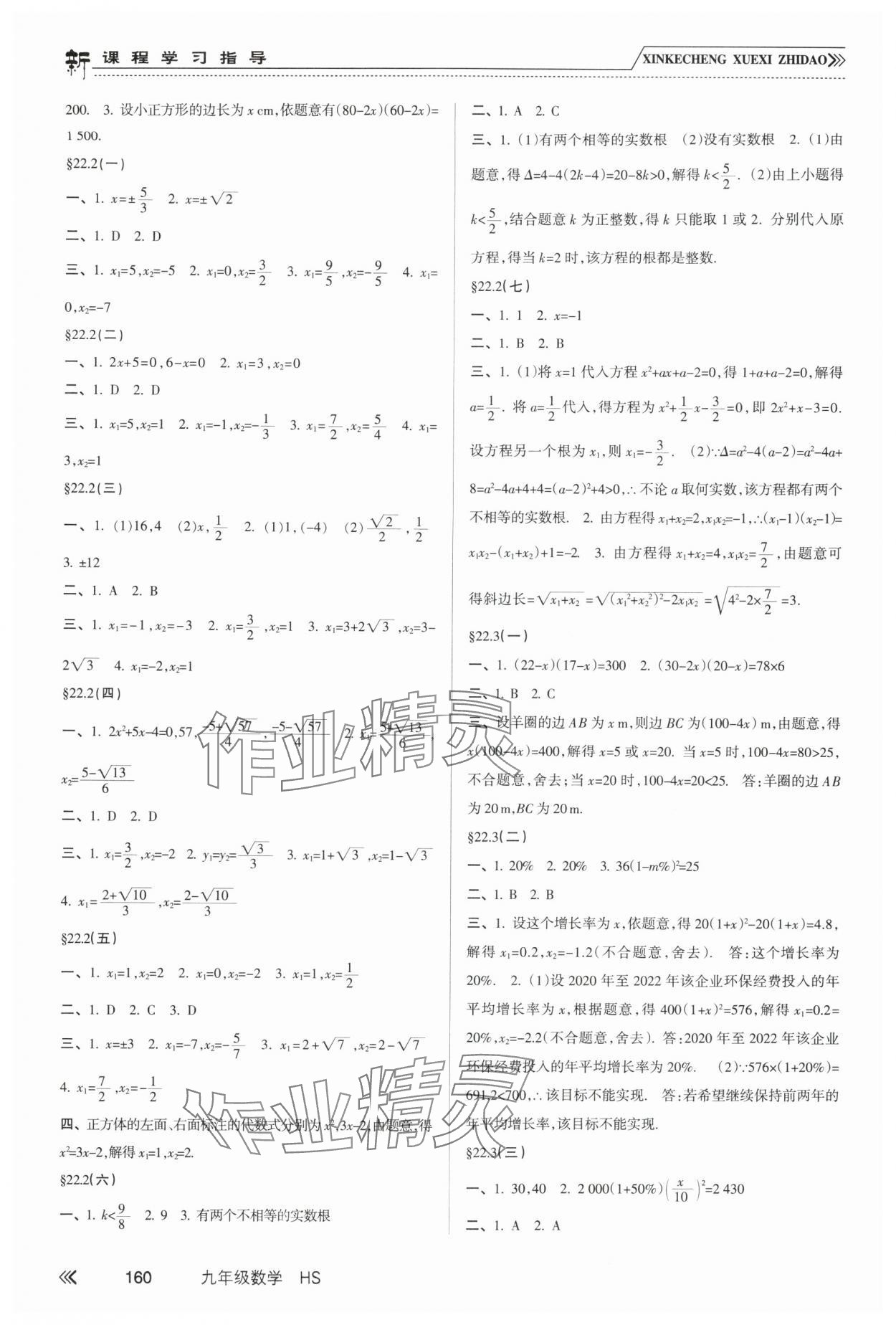 2025年新课程学习指导南方出版社九年级数学华师大版 第2页