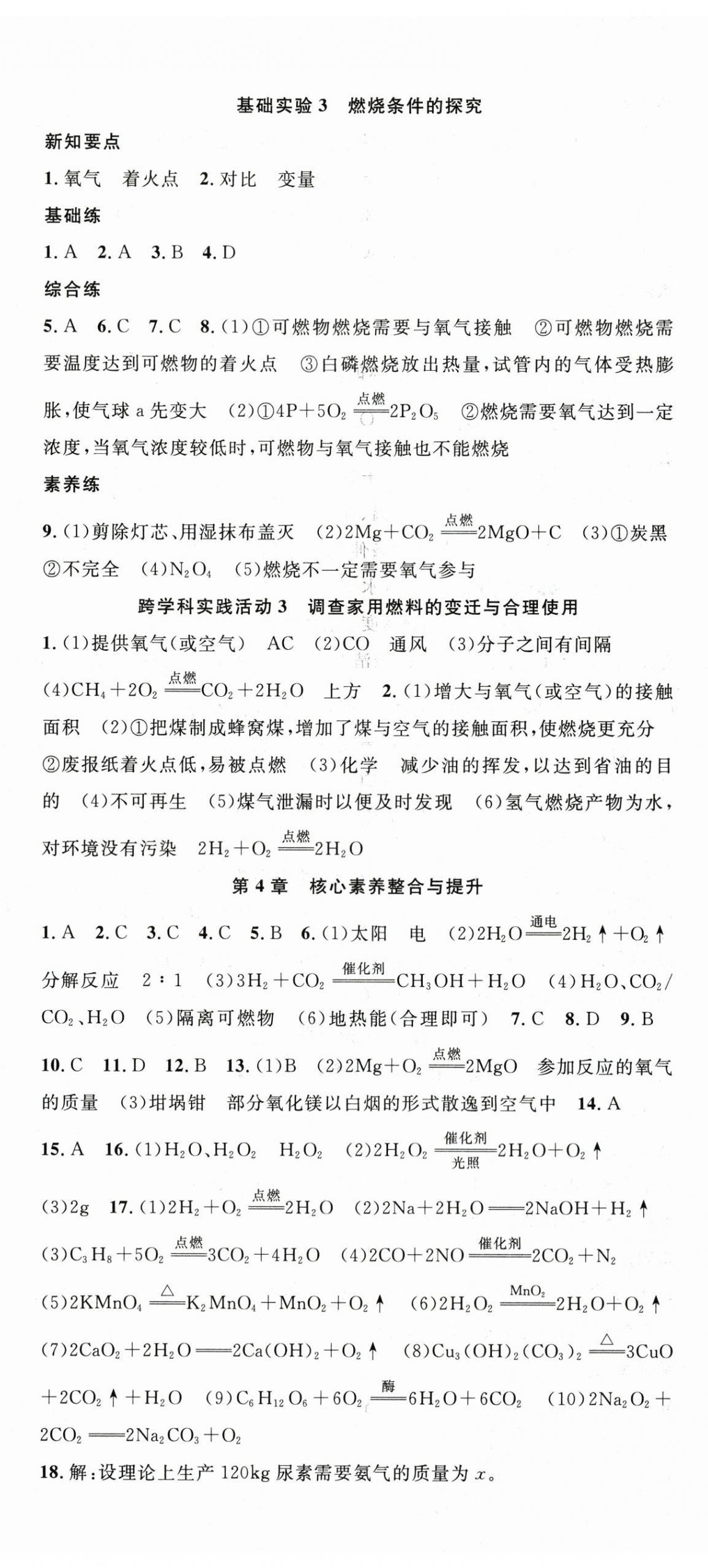 2025年名师学案九年级化学全一册沪教版 第11页