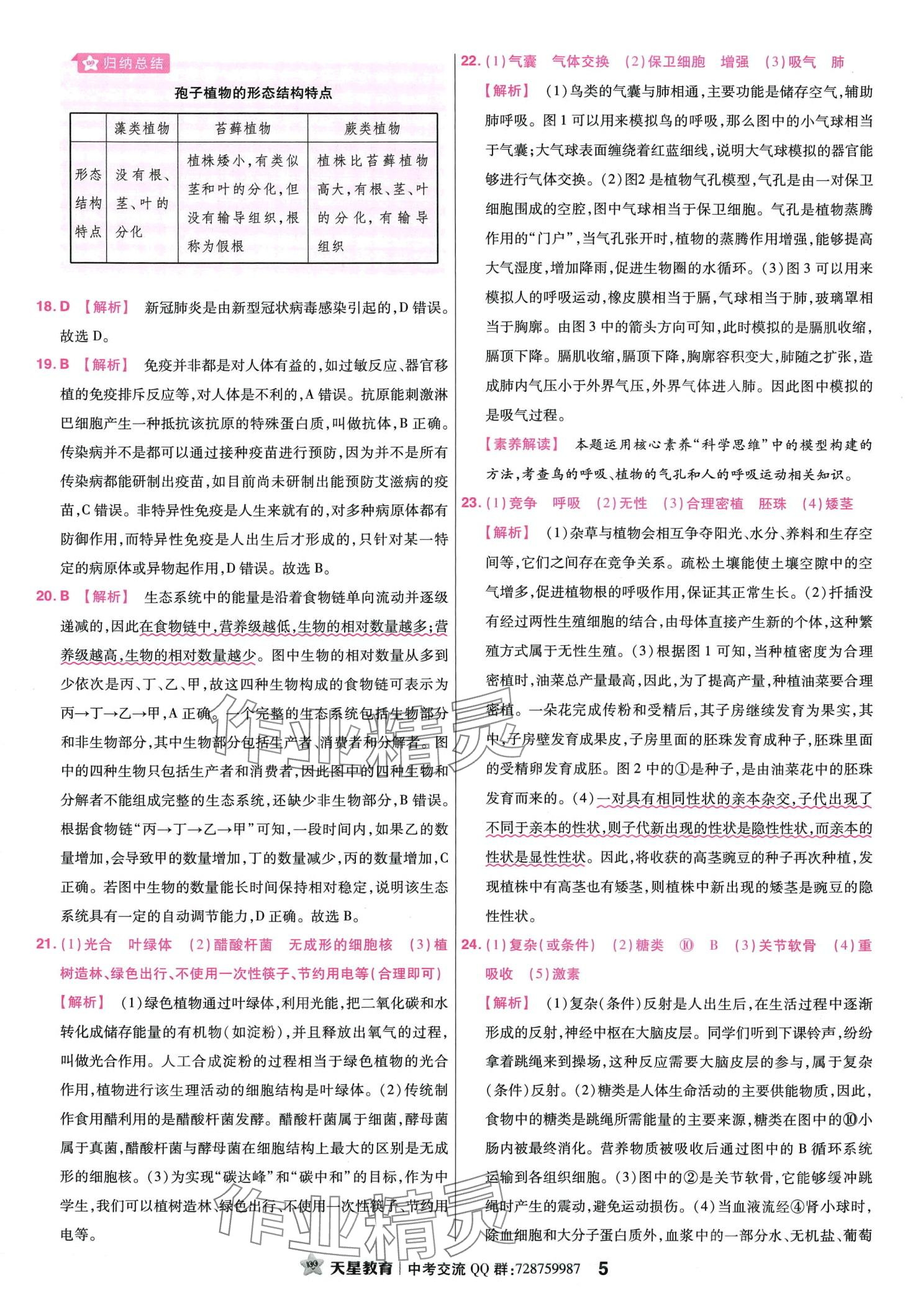 2024年金考卷45套匯編生物中考江西專版 第5頁