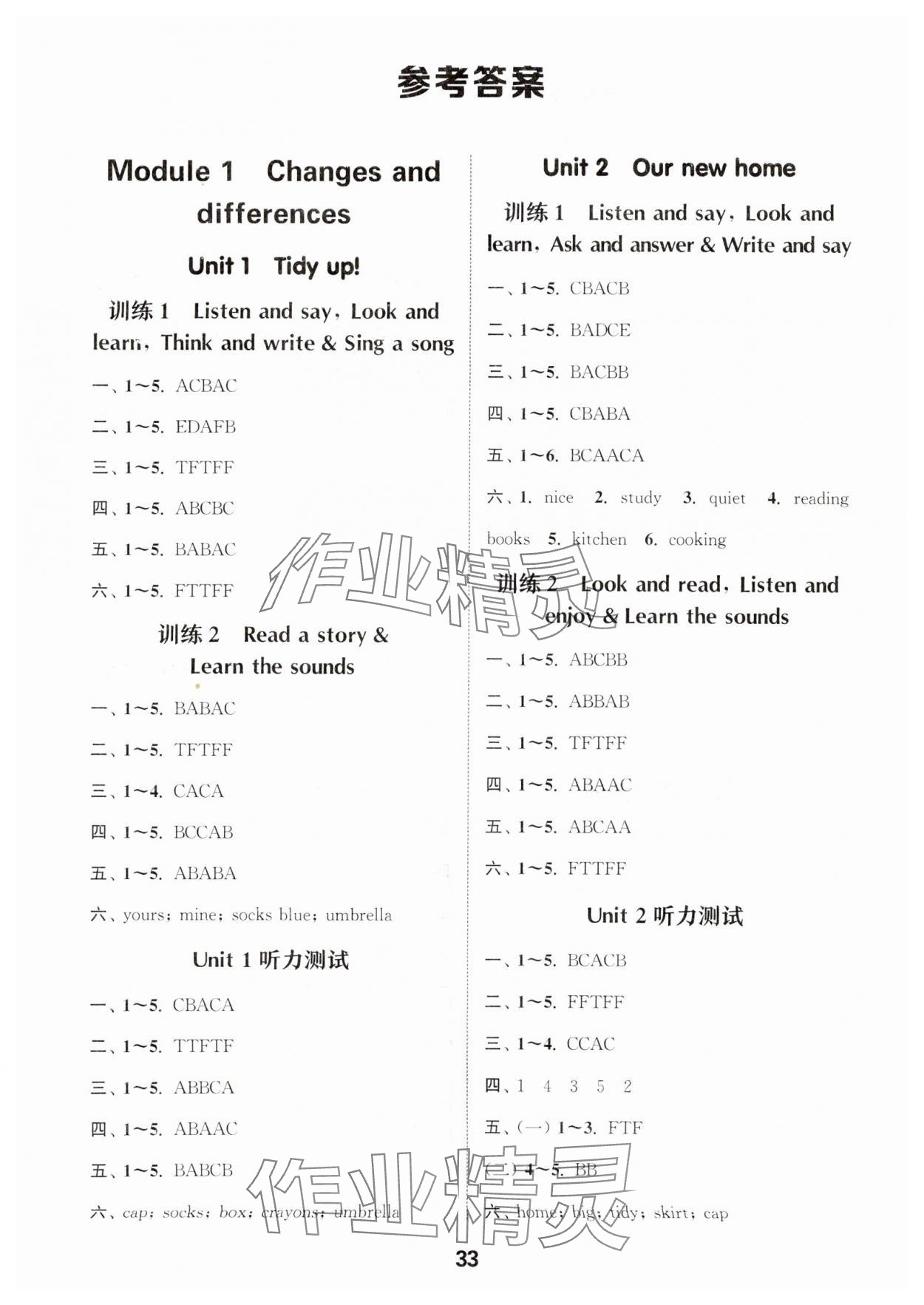 2025年通城學(xué)典小學(xué)英語聽力能手五年級下冊滬教版 第1頁