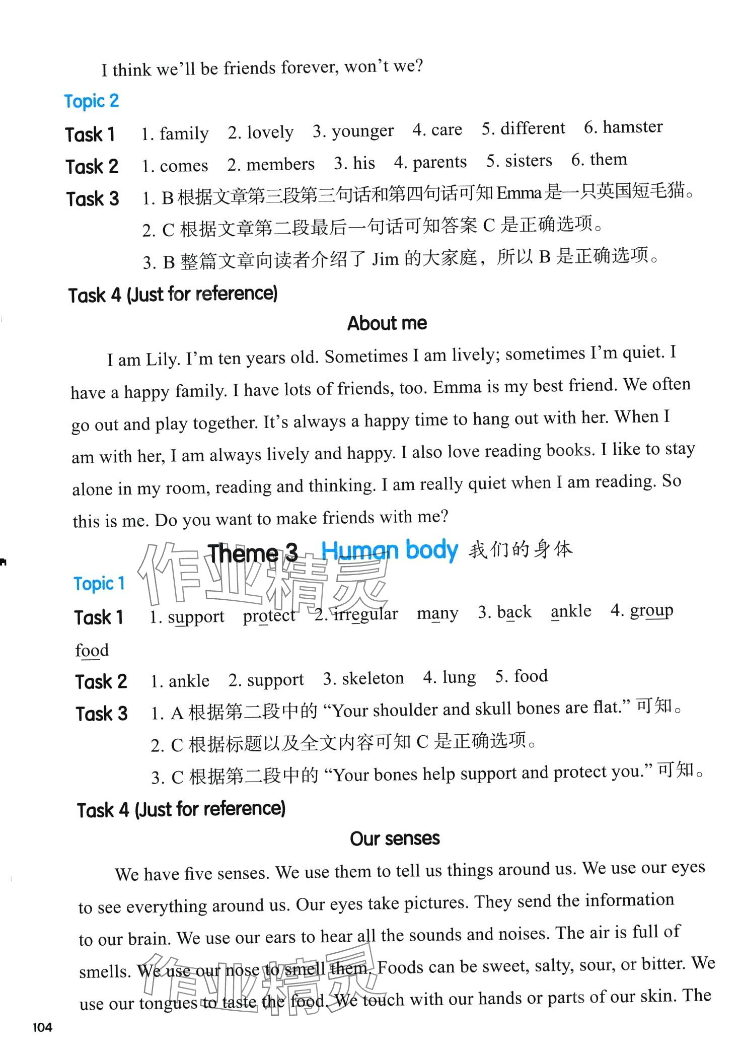 2024年全新英语阅读四年级&nbsp;第3页