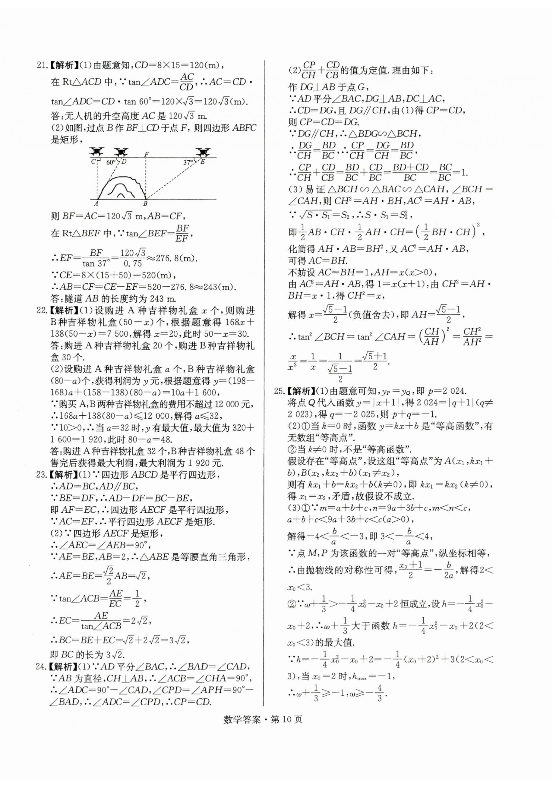 2025年湖南中考必备数学 第10页