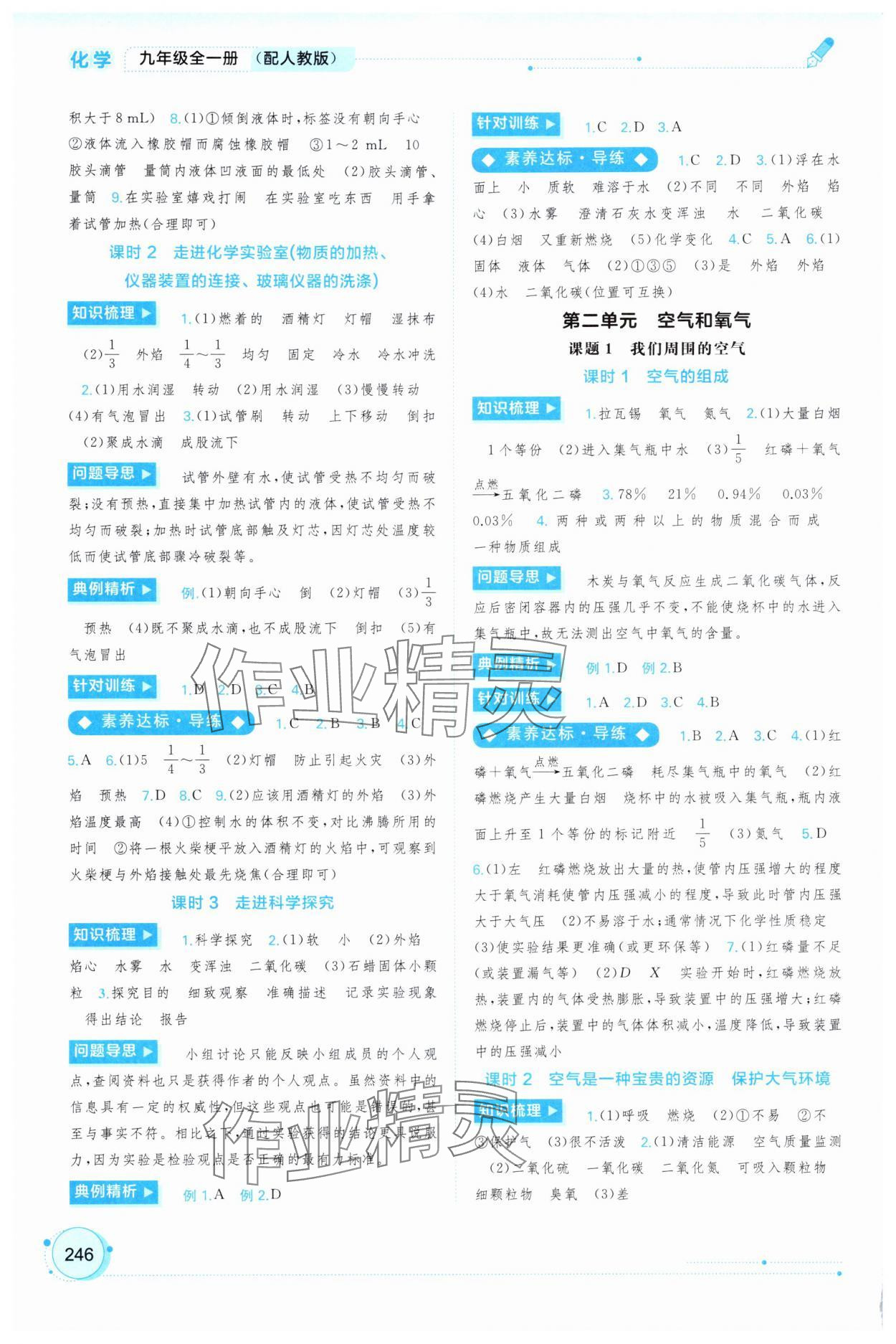 2025年新课程学习与测评同步学习九年级化学全一册人教版 第2页