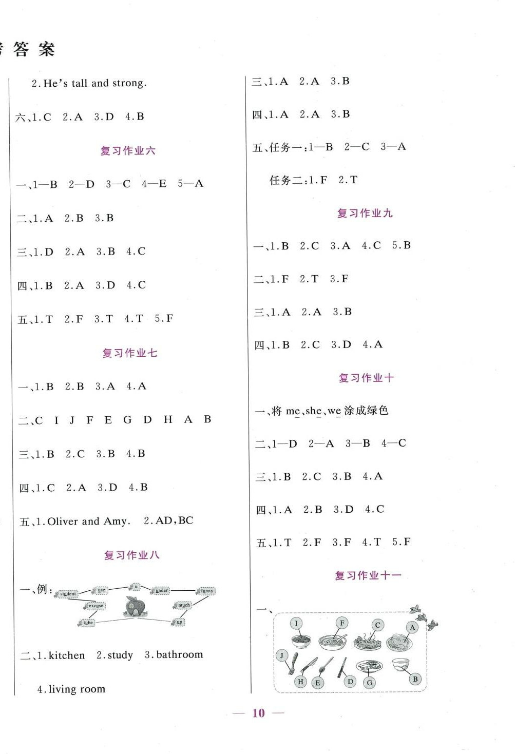 2024年假期天天練寒假作業(yè)陽光出版社四年級英語人教版 第2頁