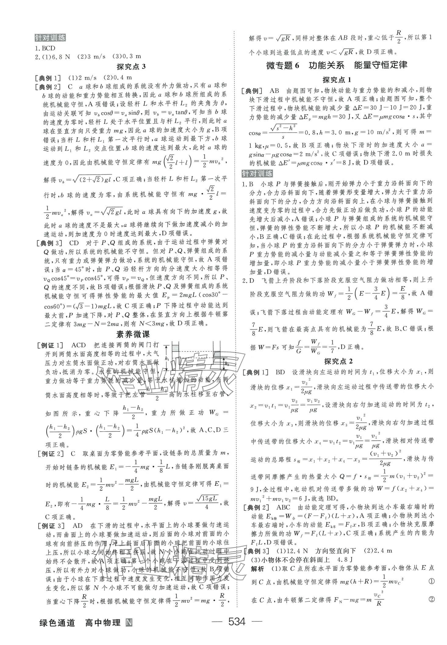 2024年綠色通道大一輪復(fù)習(xí)高效備考方案（新高考）高中物理&nbsp;第20頁(yè)