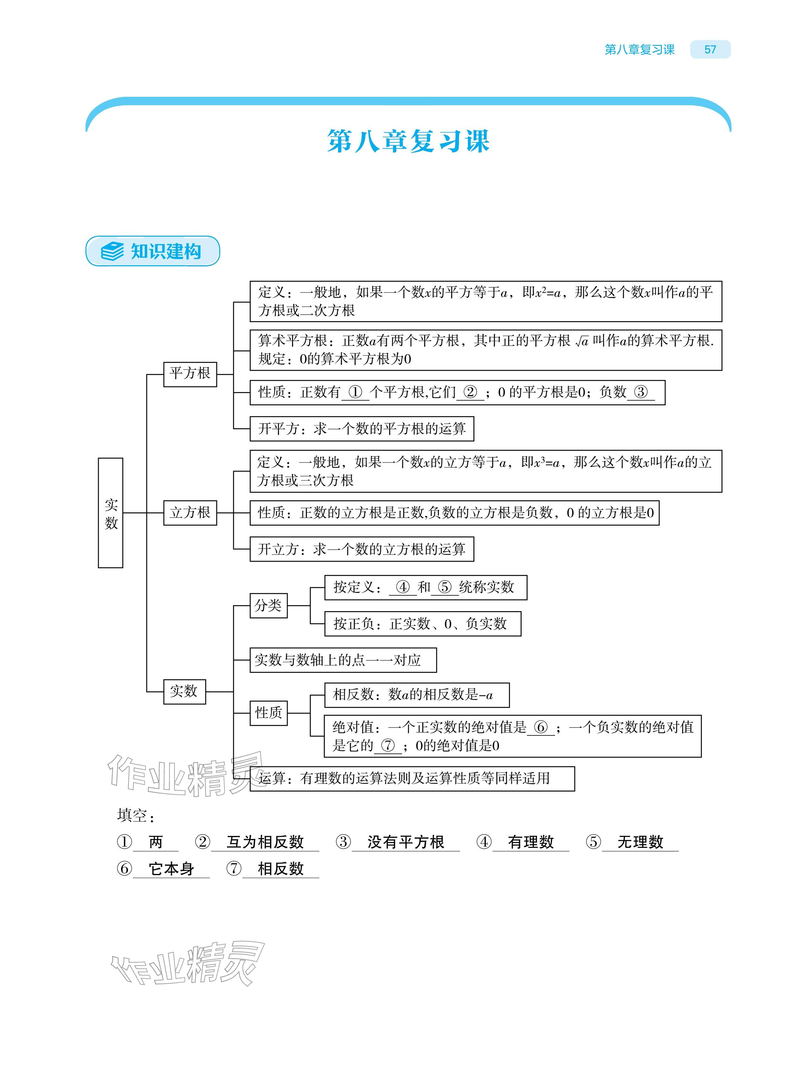 2026年基础训练大象出版社七年级数学下册人教版&nbsp;参考答案第57页