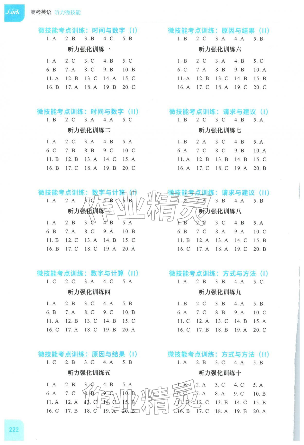 2026年高中英语听力微技能&nbsp;第1页