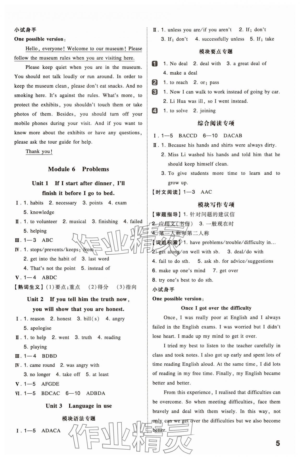 2025年一本同步訓(xùn)練九年級(jí)初中英語(yǔ)上冊(cè)外研版 第5頁(yè)