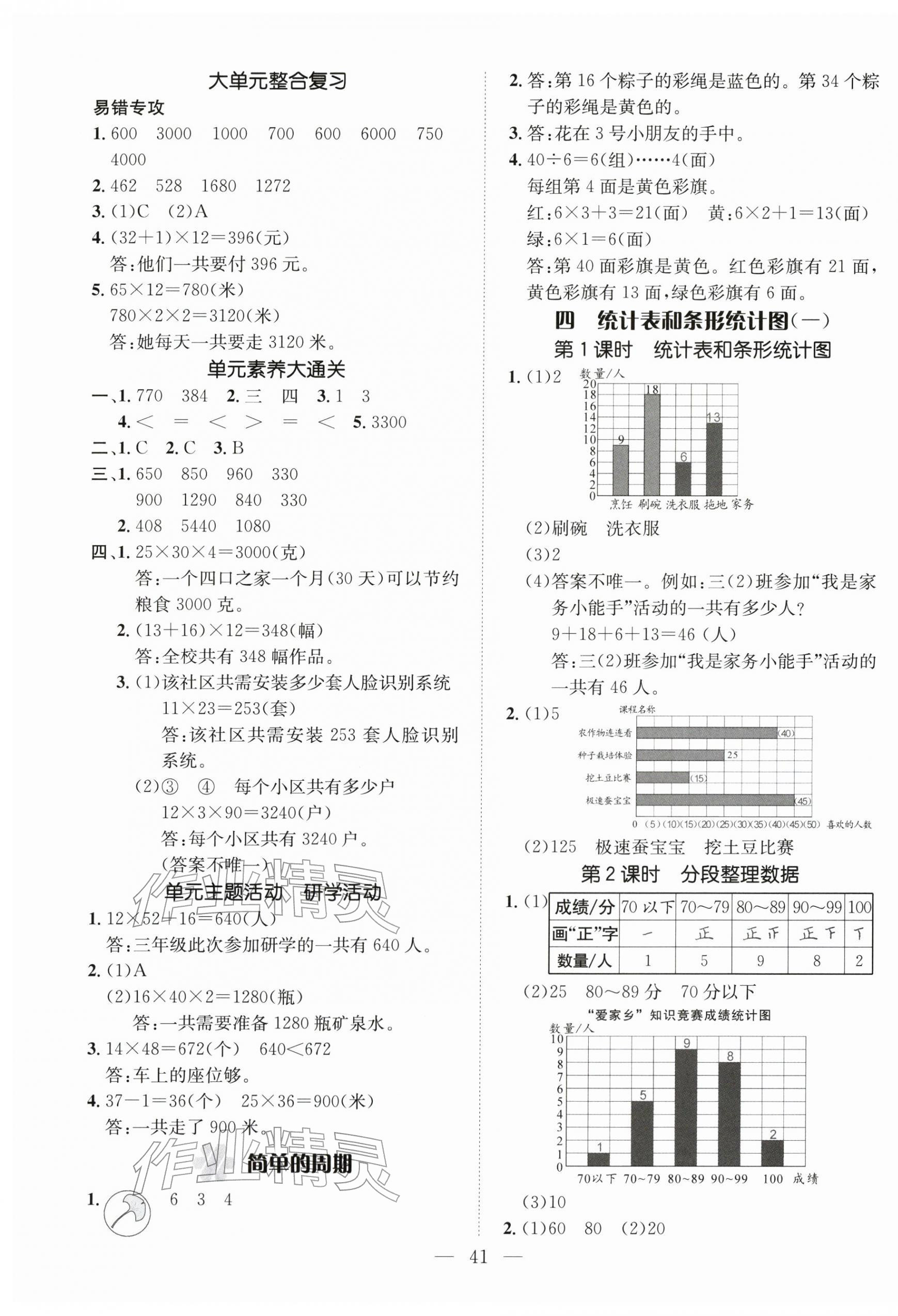 2026年名师测控三年级数学下册苏教版&nbsp;第5页