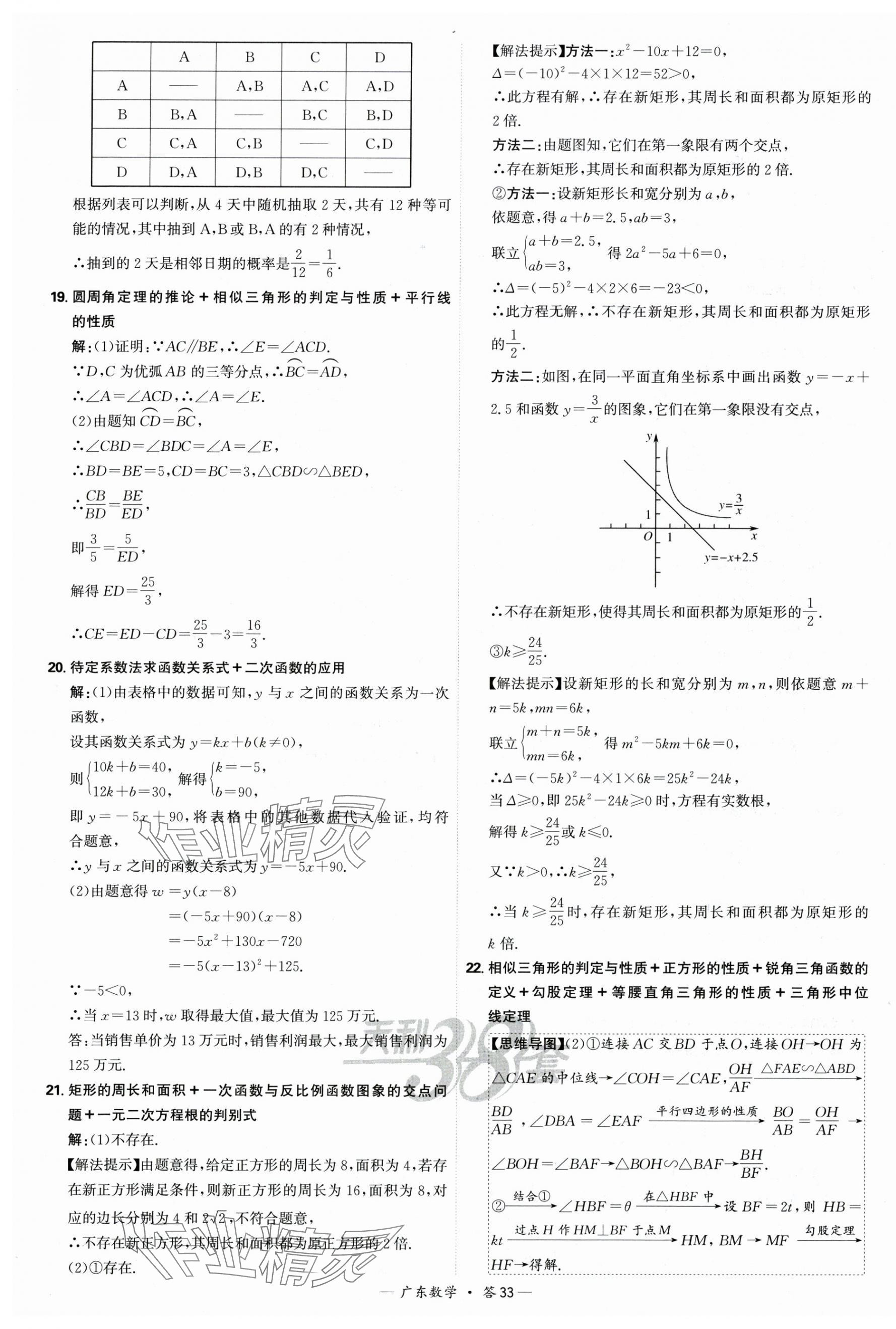 2025年天利38套中考試題精選數(shù)學(xué)廣東專版 第33頁