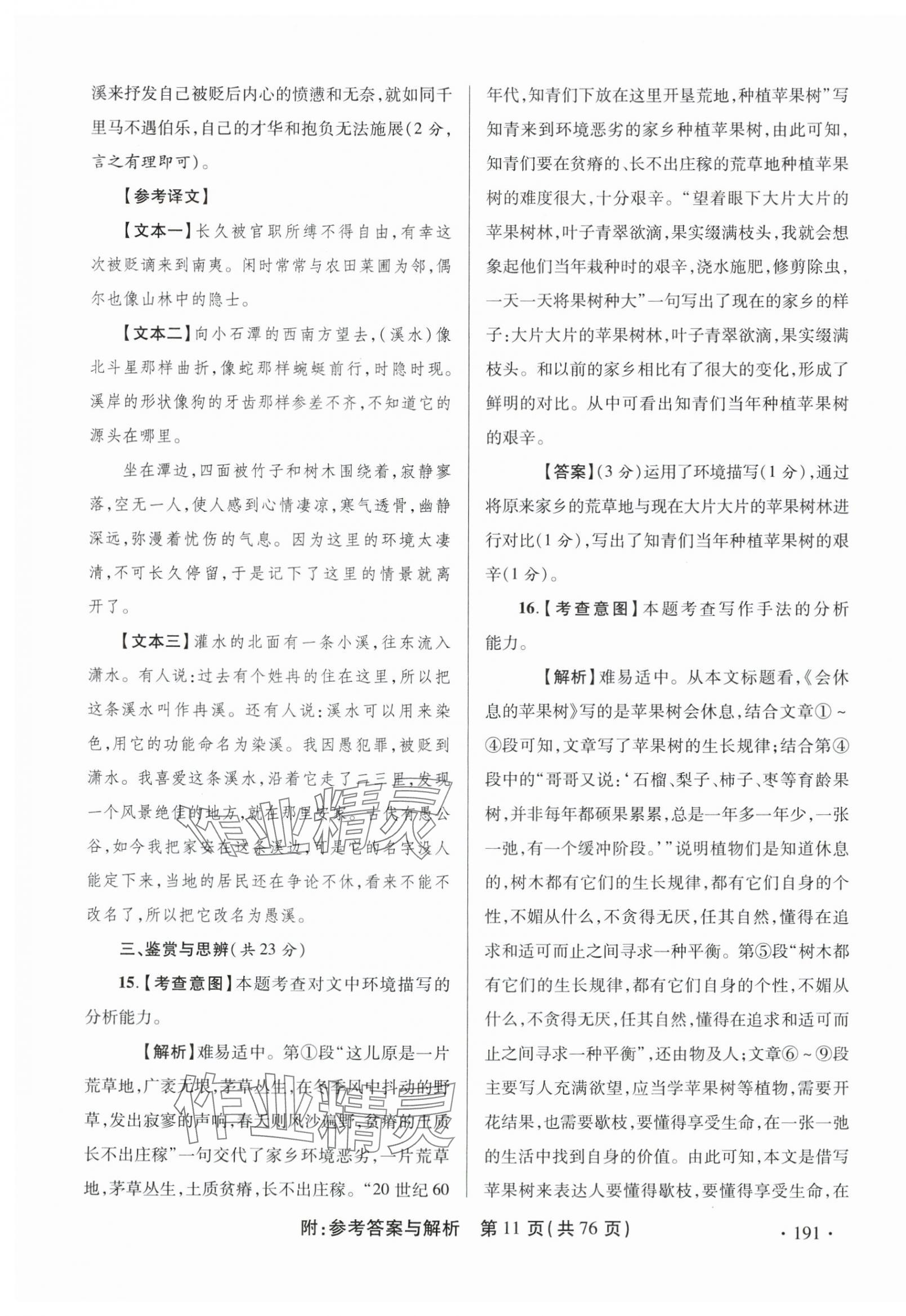 2025年青海省中考模拟试卷语文 第11页