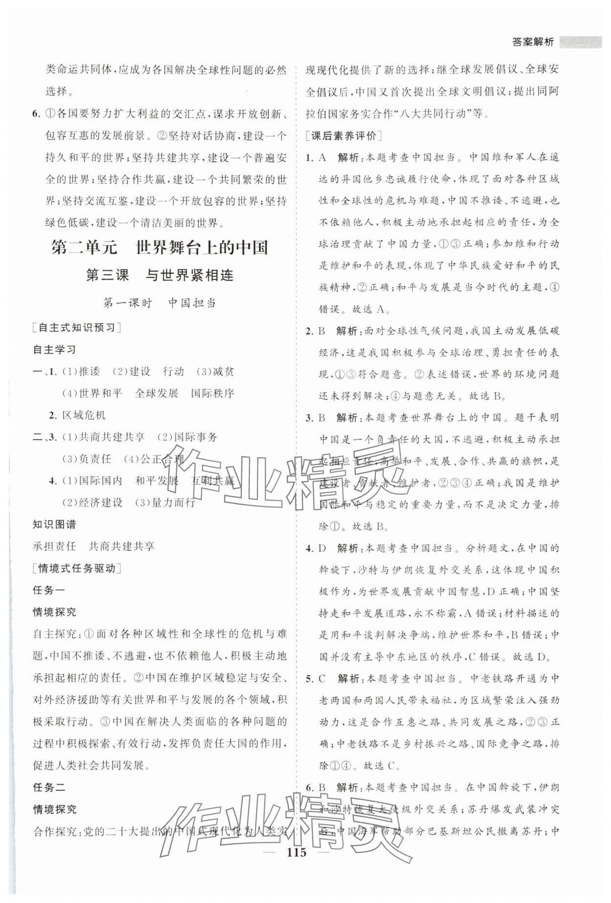 2024年新課程同步練習(xí)冊(cè)九年級(jí)道德與法治下冊(cè)人教版 第7頁