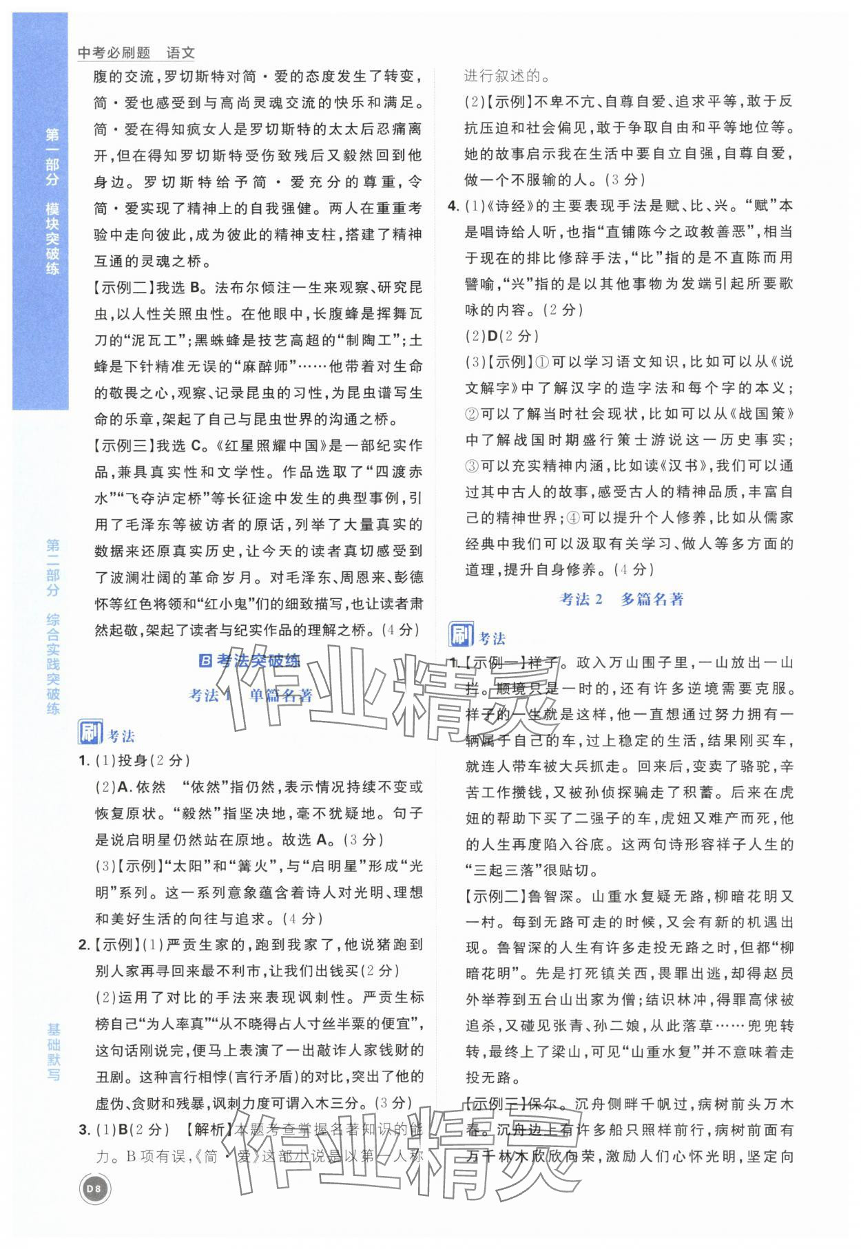 2025年中考必刷題語文浙江專版 第8頁