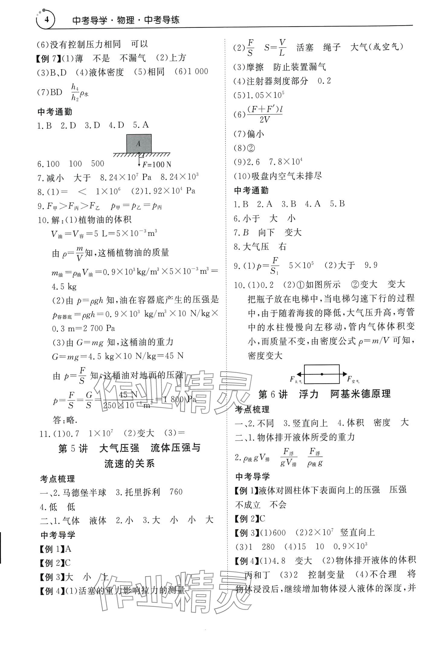 2024年中考導(dǎo)學(xué)物理廣東專版 第4頁(yè)