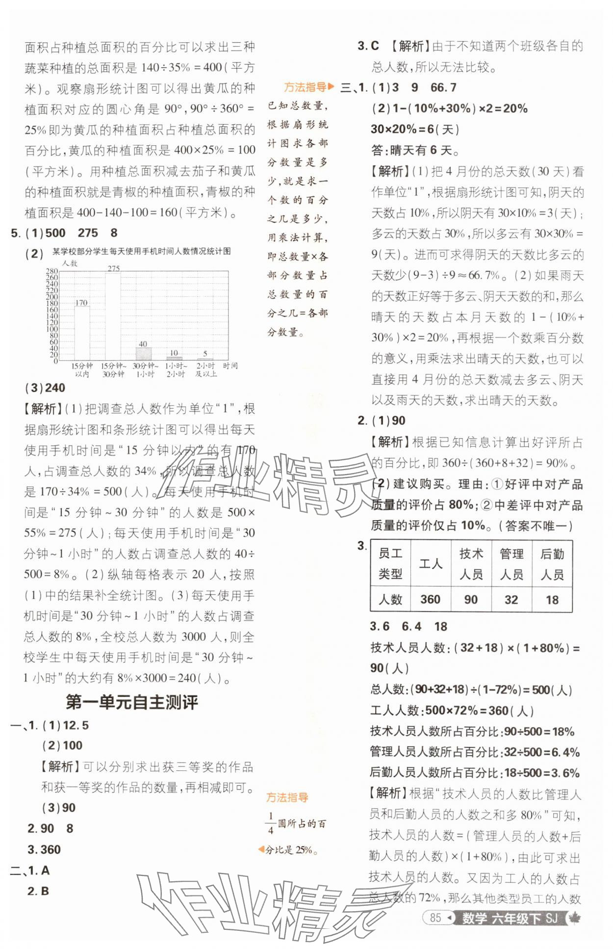 2025年小學(xué)必刷題六年級數(shù)學(xué)下冊蘇教版 參考答案第3頁