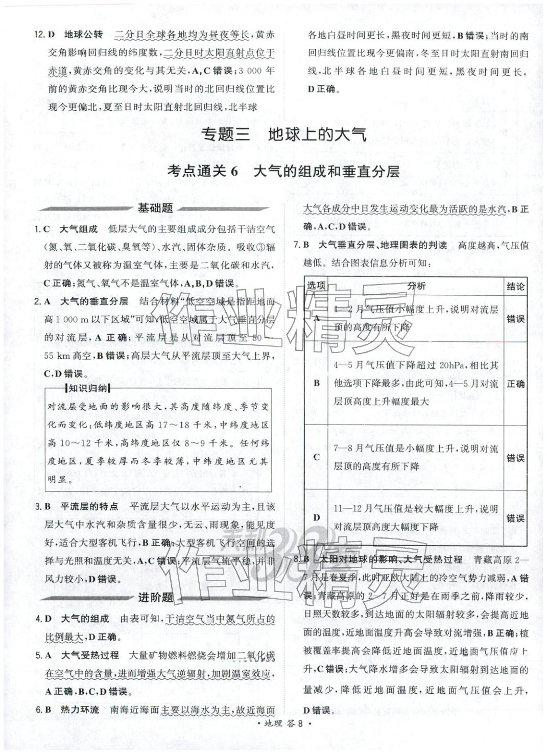 2026年考点测试卷高考地理 第8页