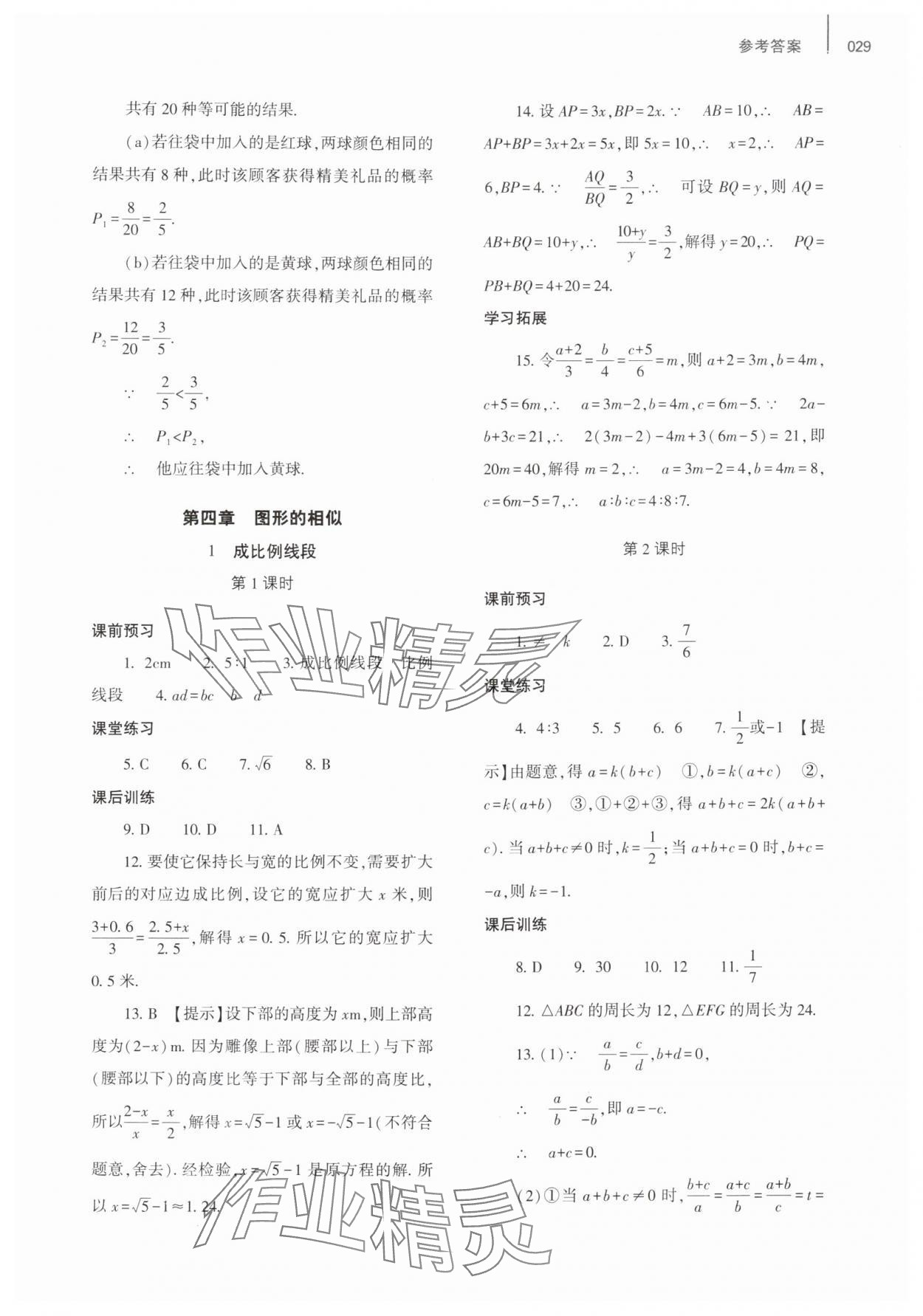 2025年基础训练大象出版社九年级数学全一册北师大版 第29页