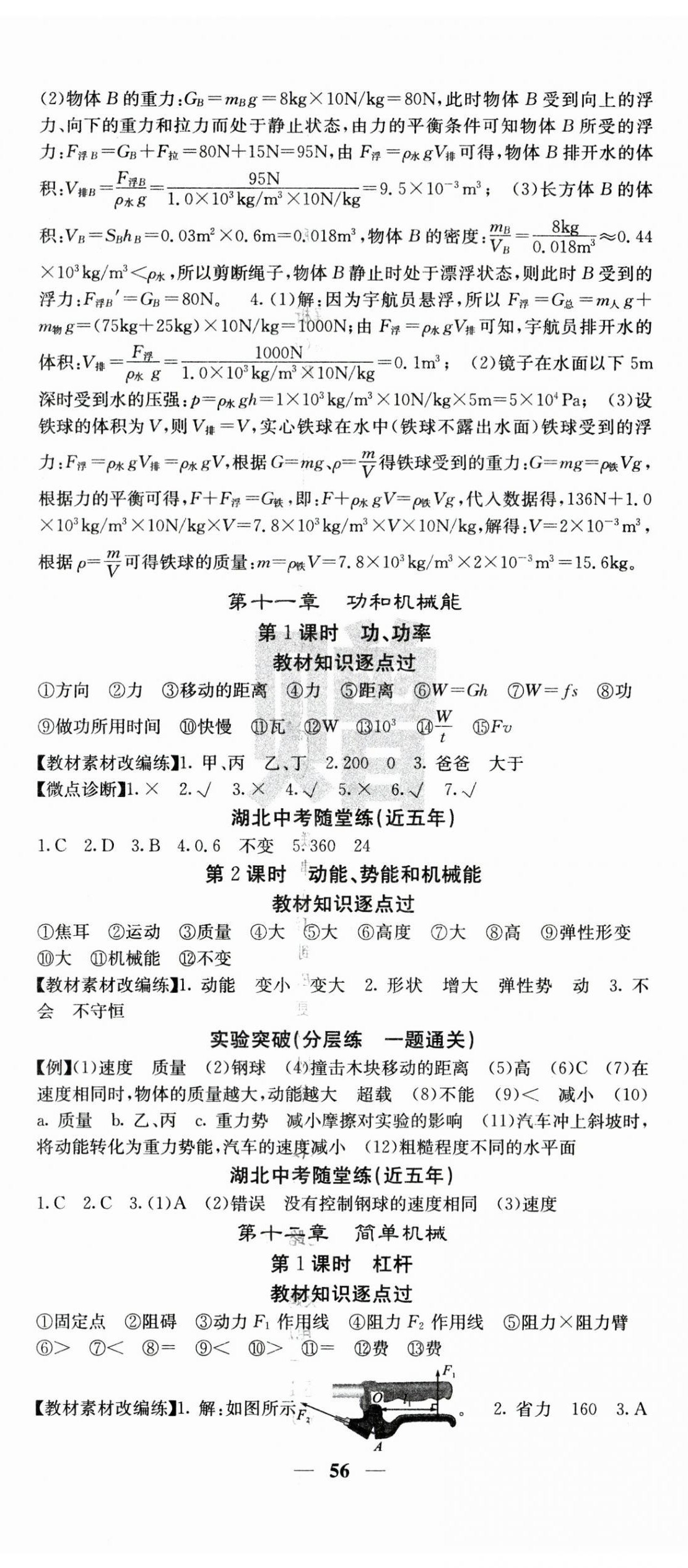 2025年中考新航線物理湖北專版 第8頁