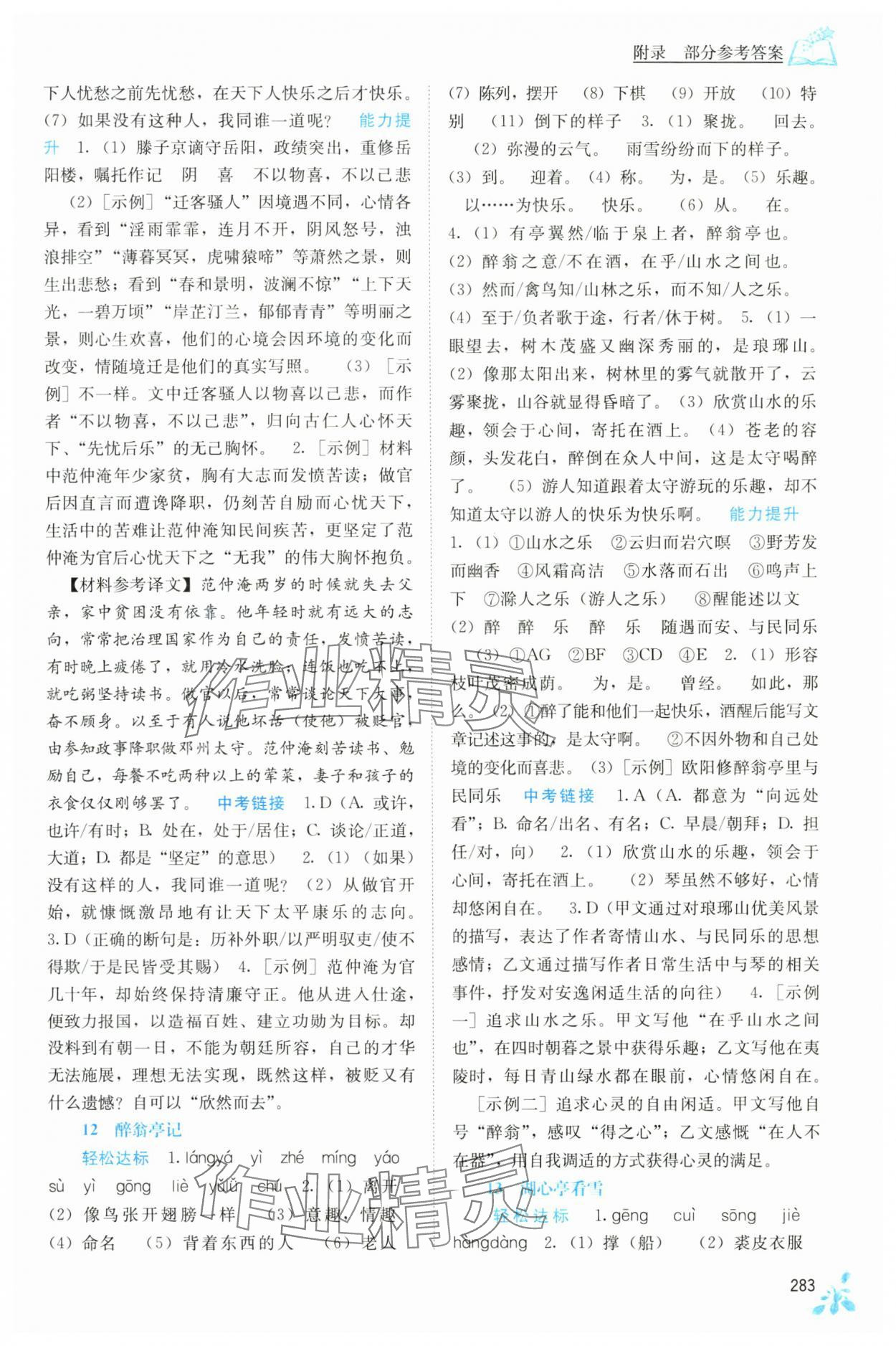 2025年自主学习能力测评九年级语文全一册人教版 第7页