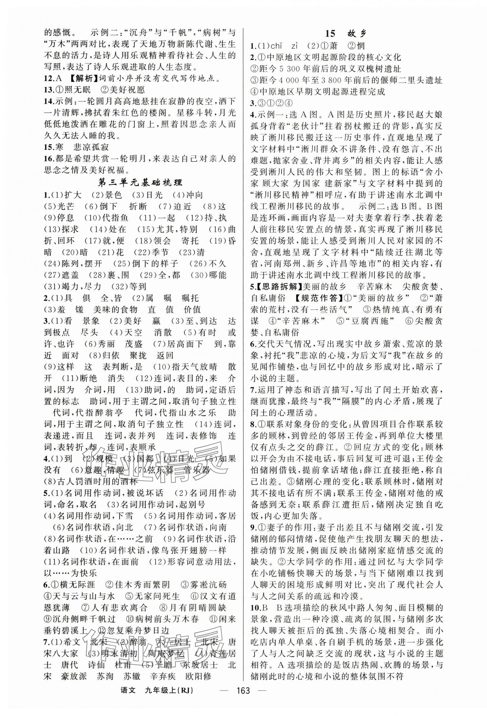2025年四清導(dǎo)航九年級(jí)語(yǔ)文上冊(cè)人教版河南專版 第7頁(yè)