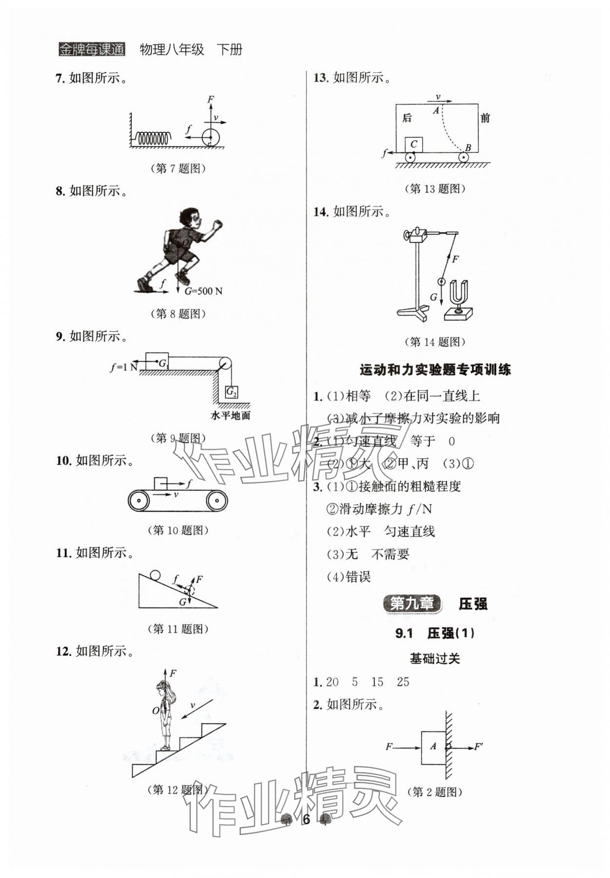 2024年點石成金金牌每課通八年級物理下冊人教版遼寧專版 第6頁