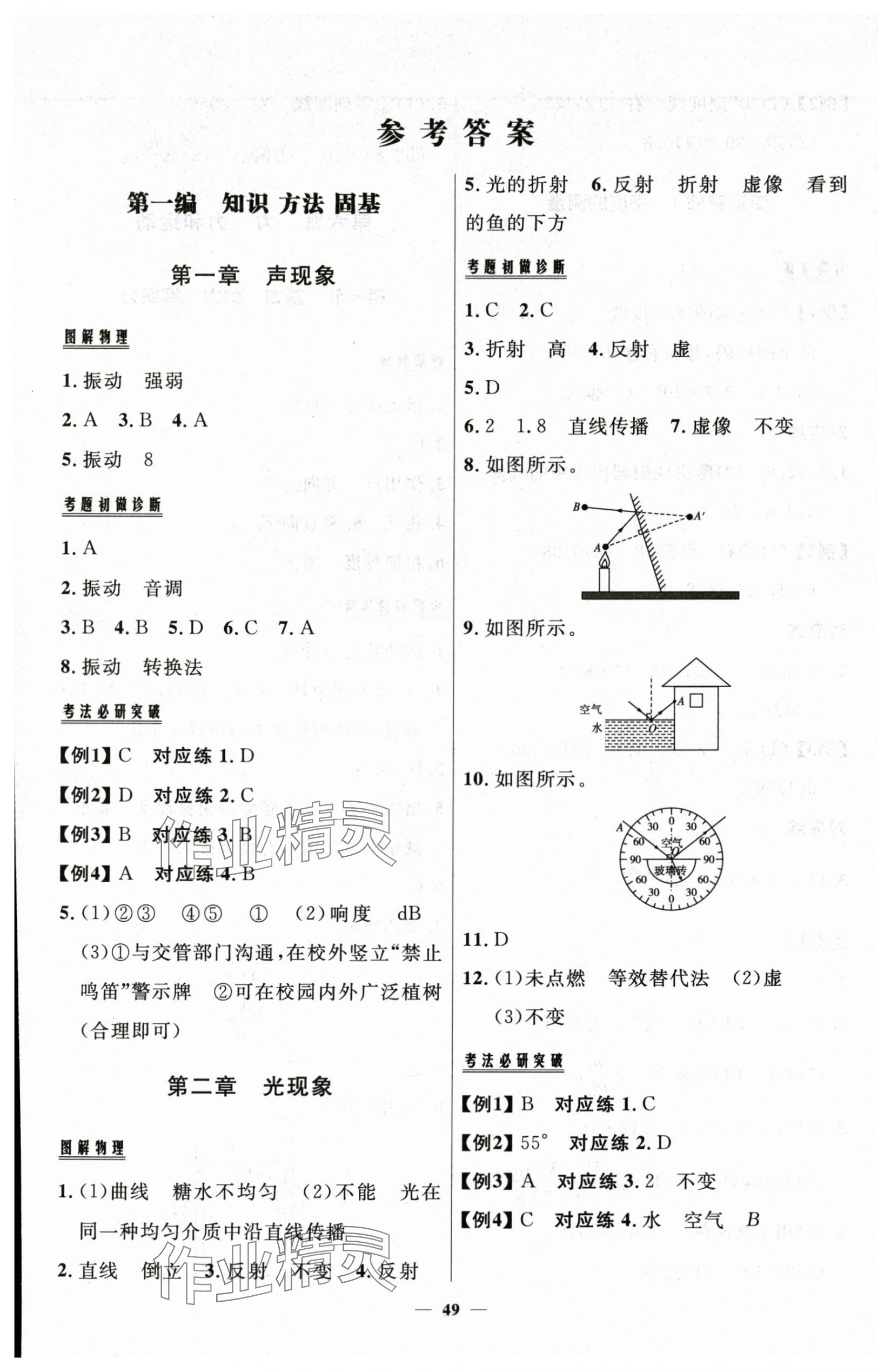 2025年中考優品學案物理中考甘肅專版 第1頁