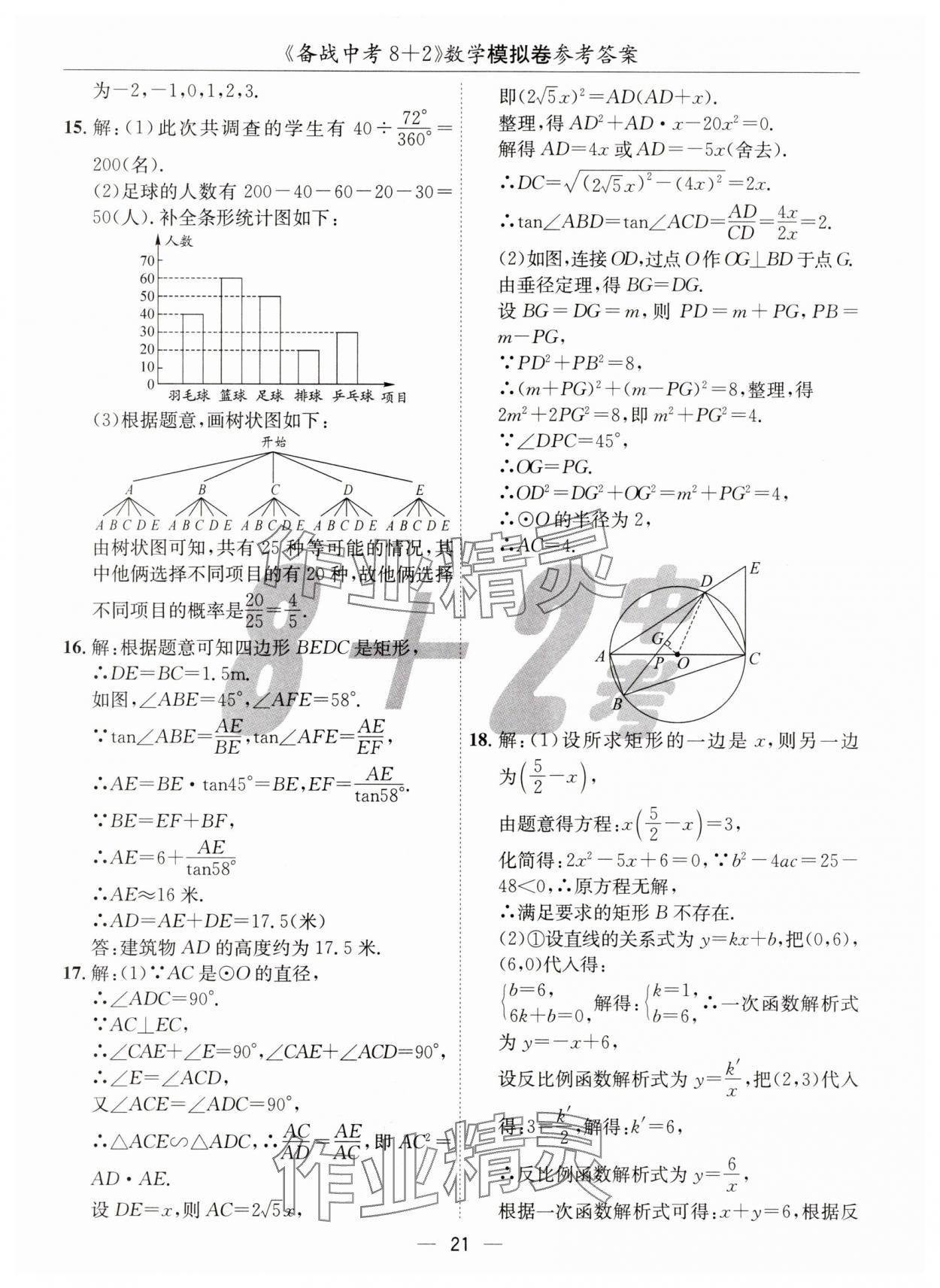 2025年中考密卷8加2數(shù)學 第21頁