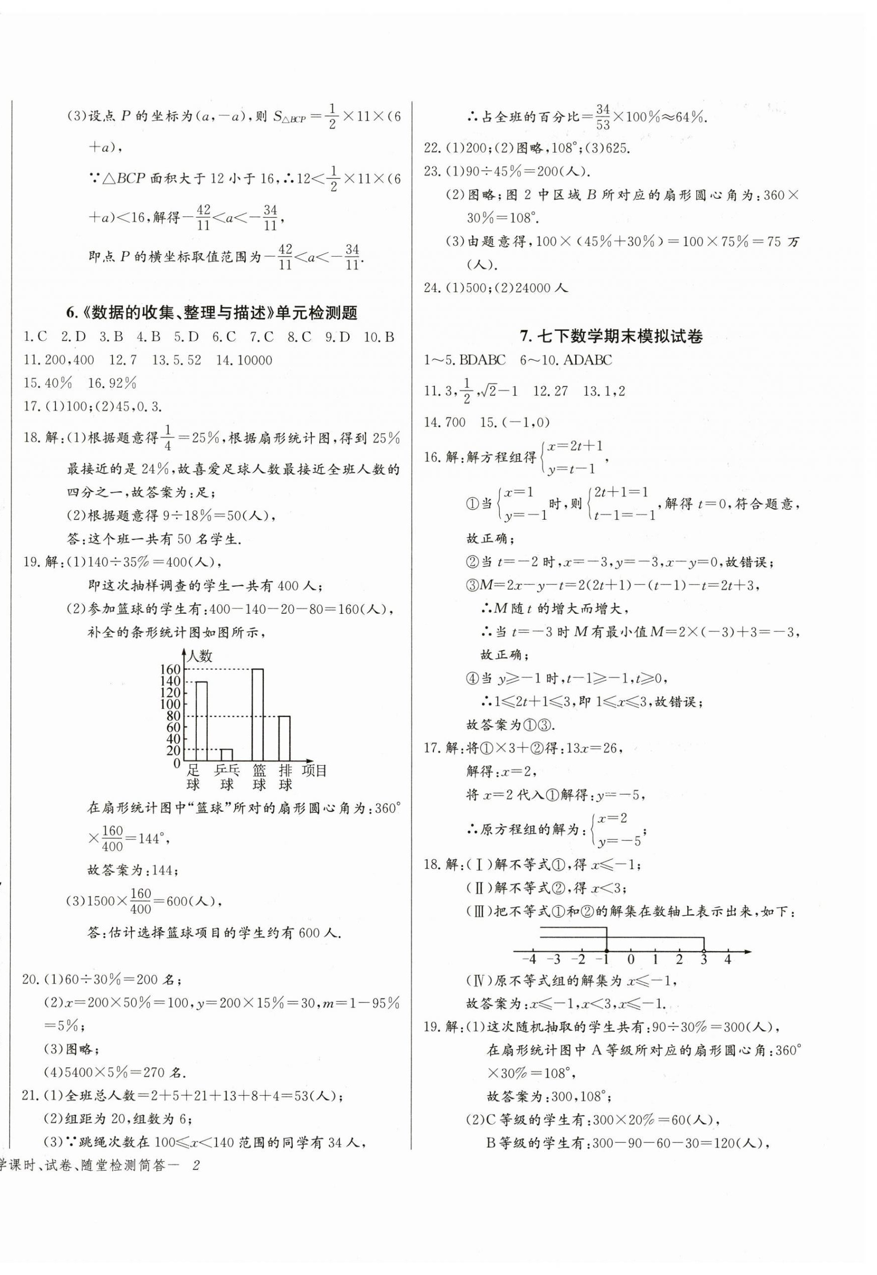 2025年思維新觀察七年級數學下冊人教版 第4頁