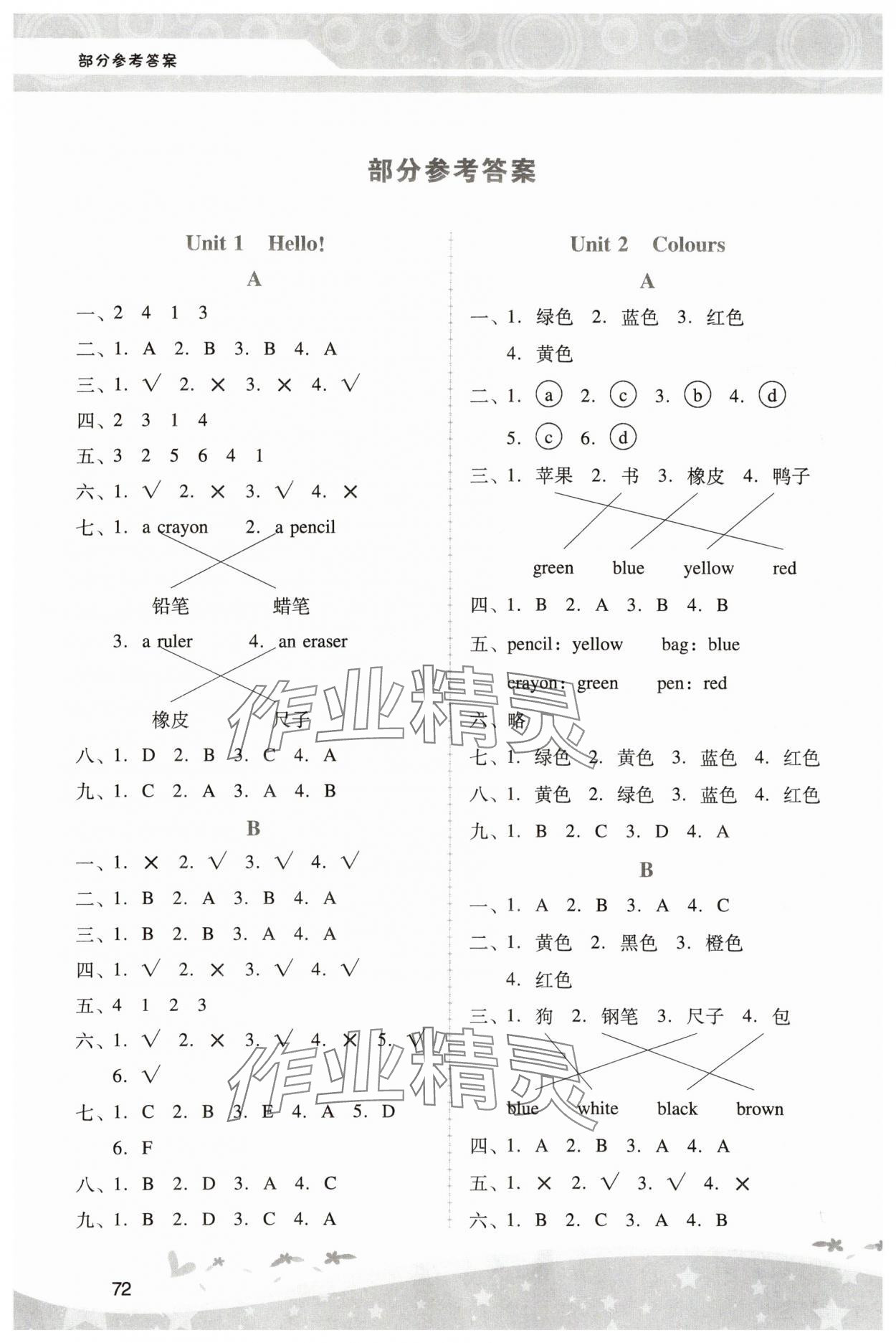 2023年新課程學(xué)習(xí)輔導(dǎo)三年級英語上冊人教版中山專版 第1頁