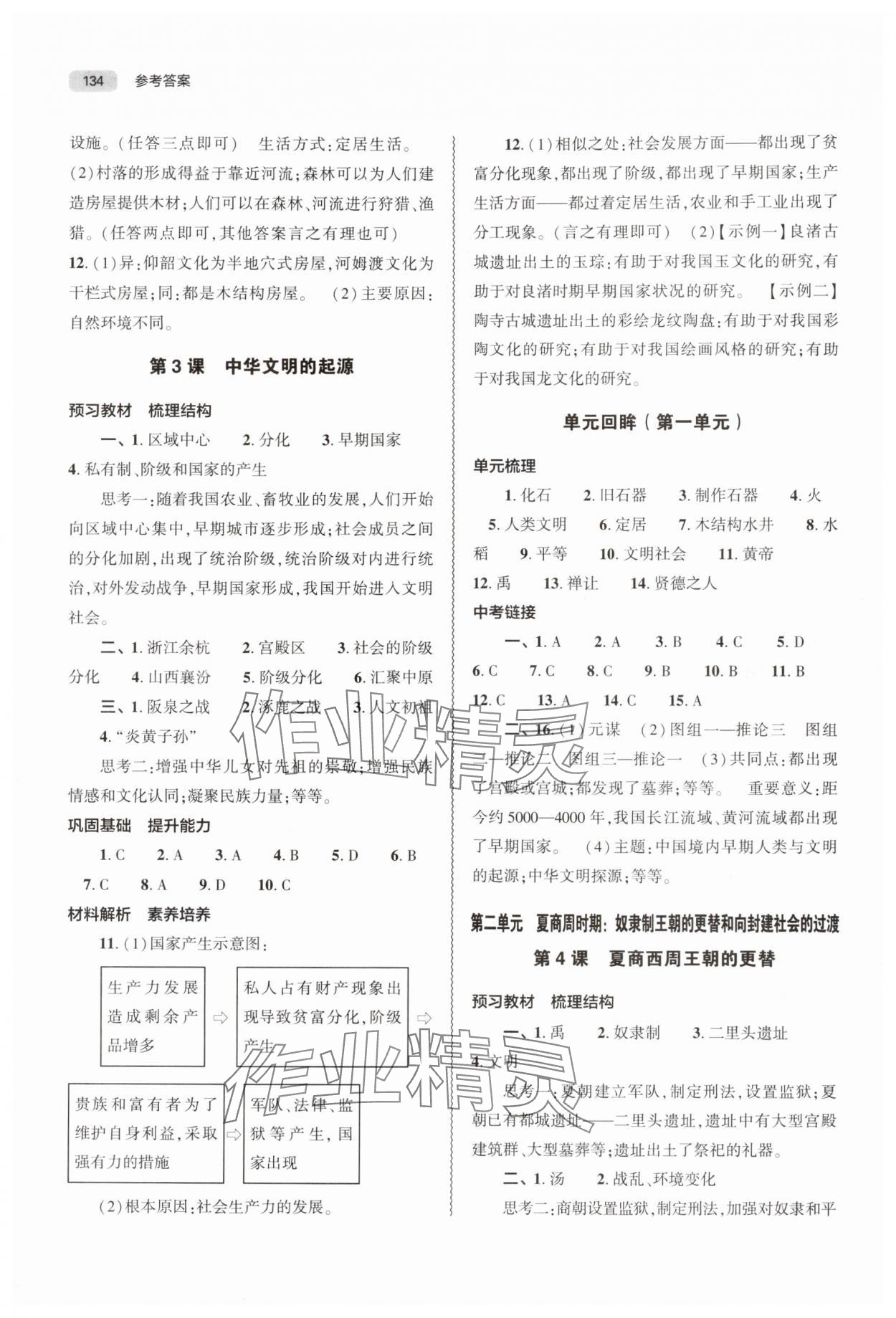 2025年同步练习册大象出版社七年级历史上册人教版 第2页