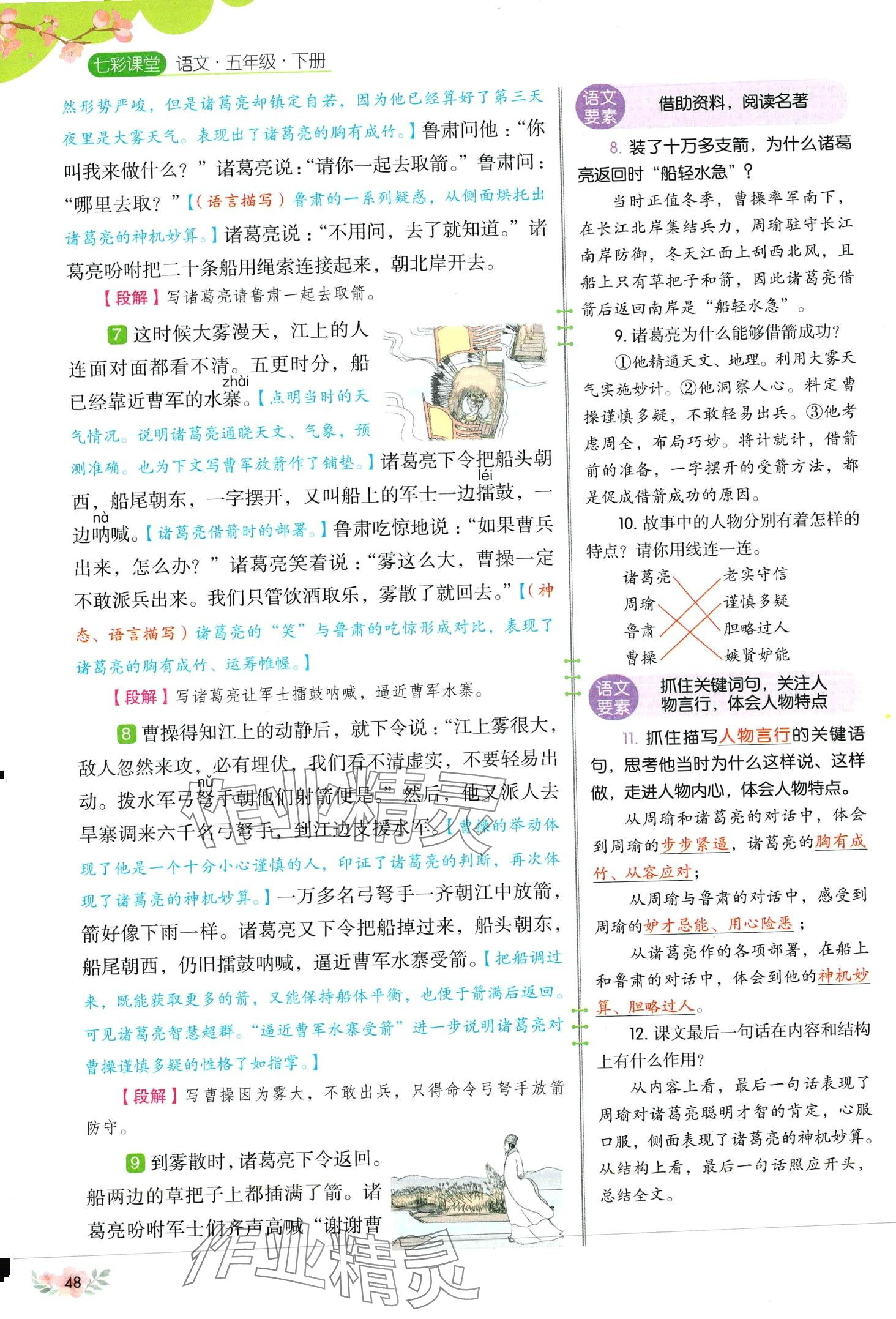 2024年教材課本五年級(jí)語(yǔ)文下冊(cè)人教版五四制 第48頁(yè)