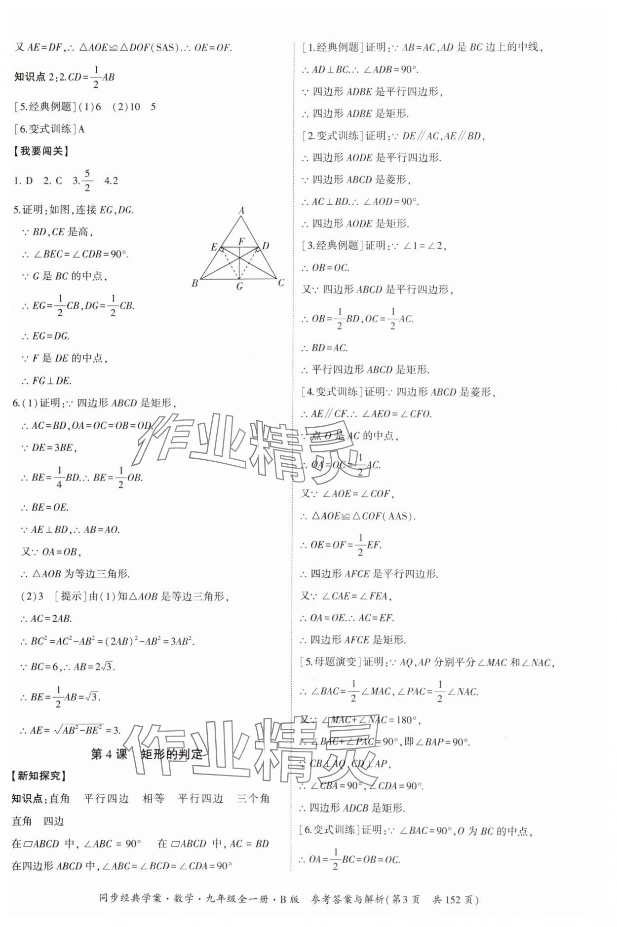 2024年同步經(jīng)典學(xué)案九年級數(shù)學(xué)全一冊北師大版 第3頁