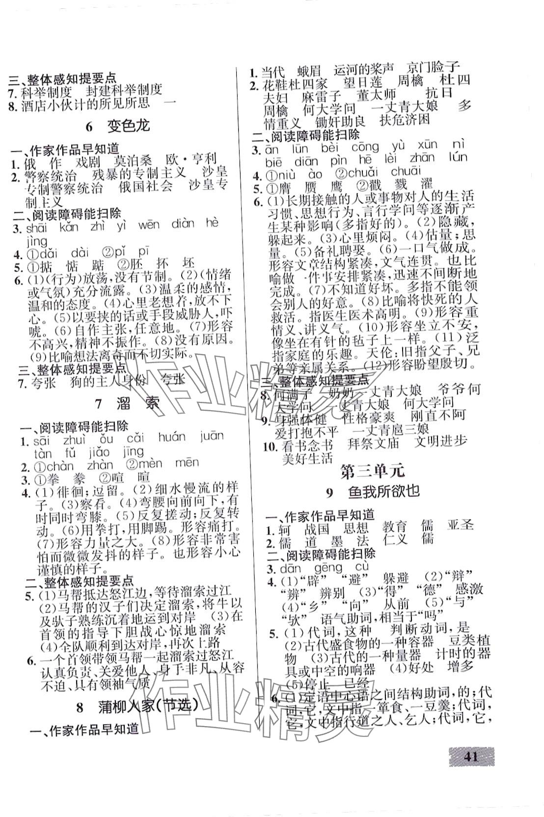 2024年同步学考优化设计九年级语文下册人教版 第2页