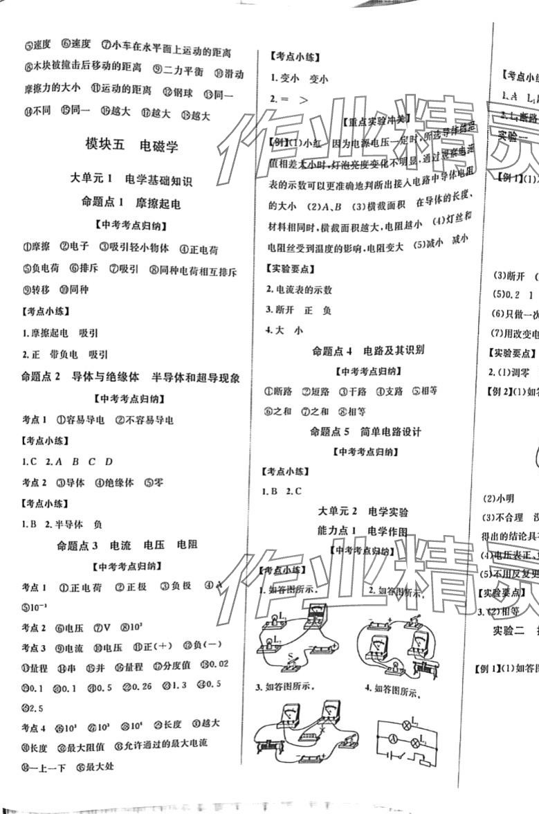 2024年初中新課標全程復習方略物理中考 第9頁