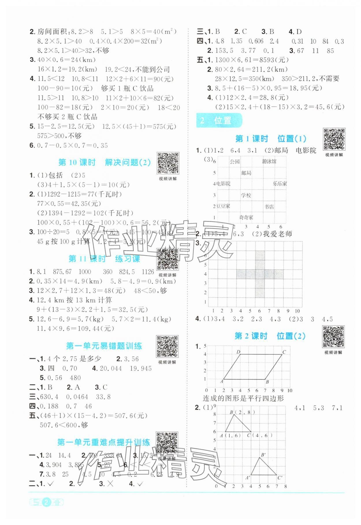 2024年陽(yáng)光同學(xué)課時(shí)優(yōu)化作業(yè)五年級(jí)數(shù)學(xué)上冊(cè)人教版 第2頁(yè)