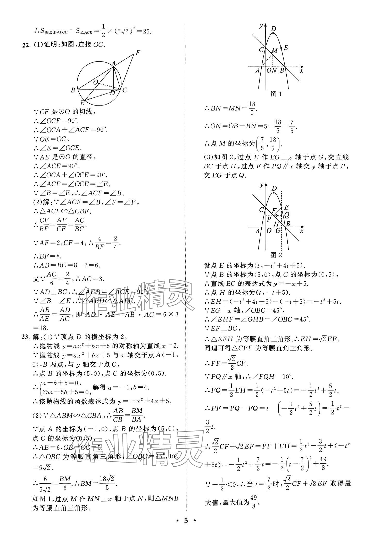 2024年初中總復(fù)習(xí)山東教育出版社數(shù)學(xué)中考 第5頁