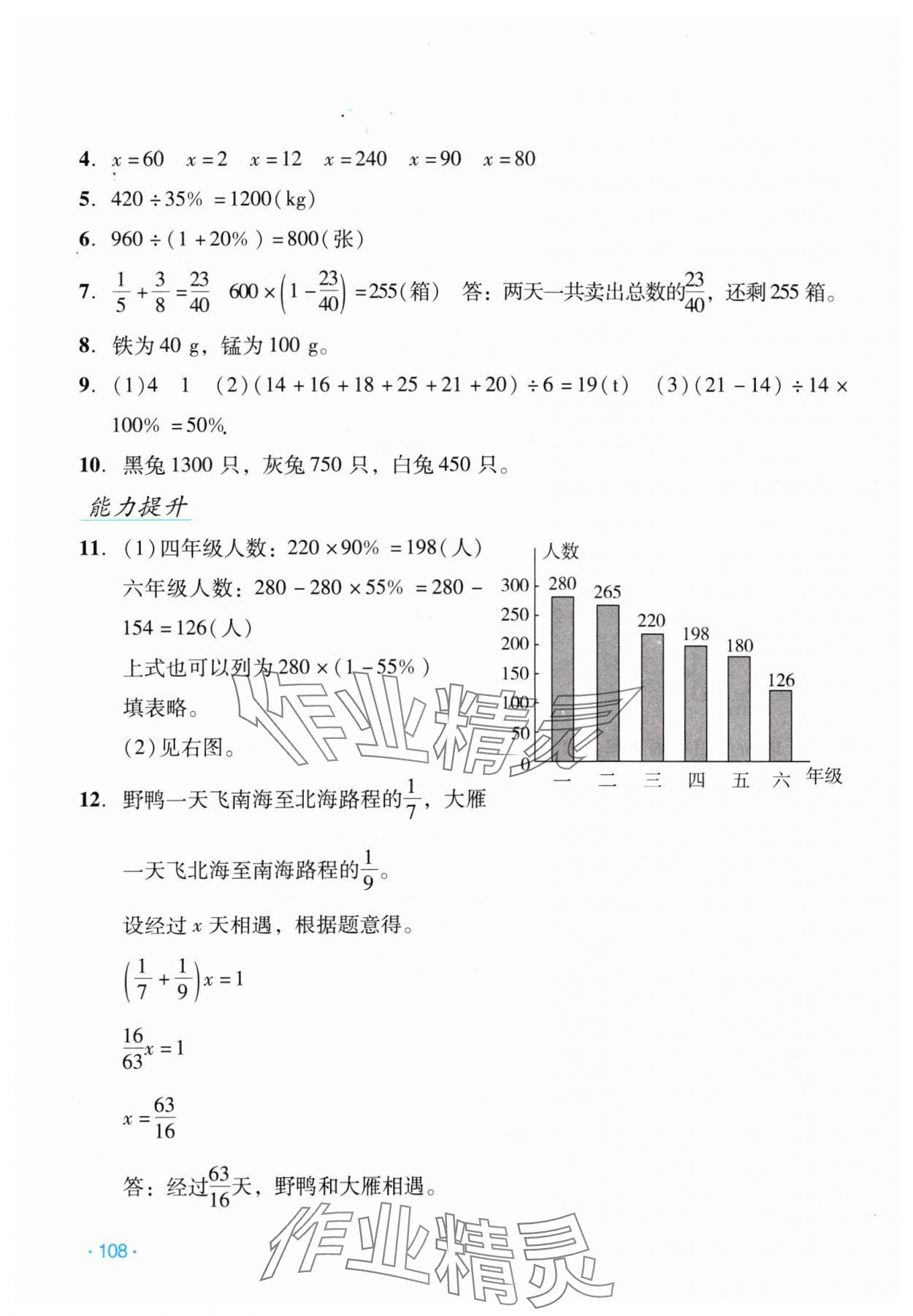 2024年假日數(shù)學(xué)寒假吉林出版集團(tuán)股份有限公司六年級(jí)北師大版B版 第6頁(yè)