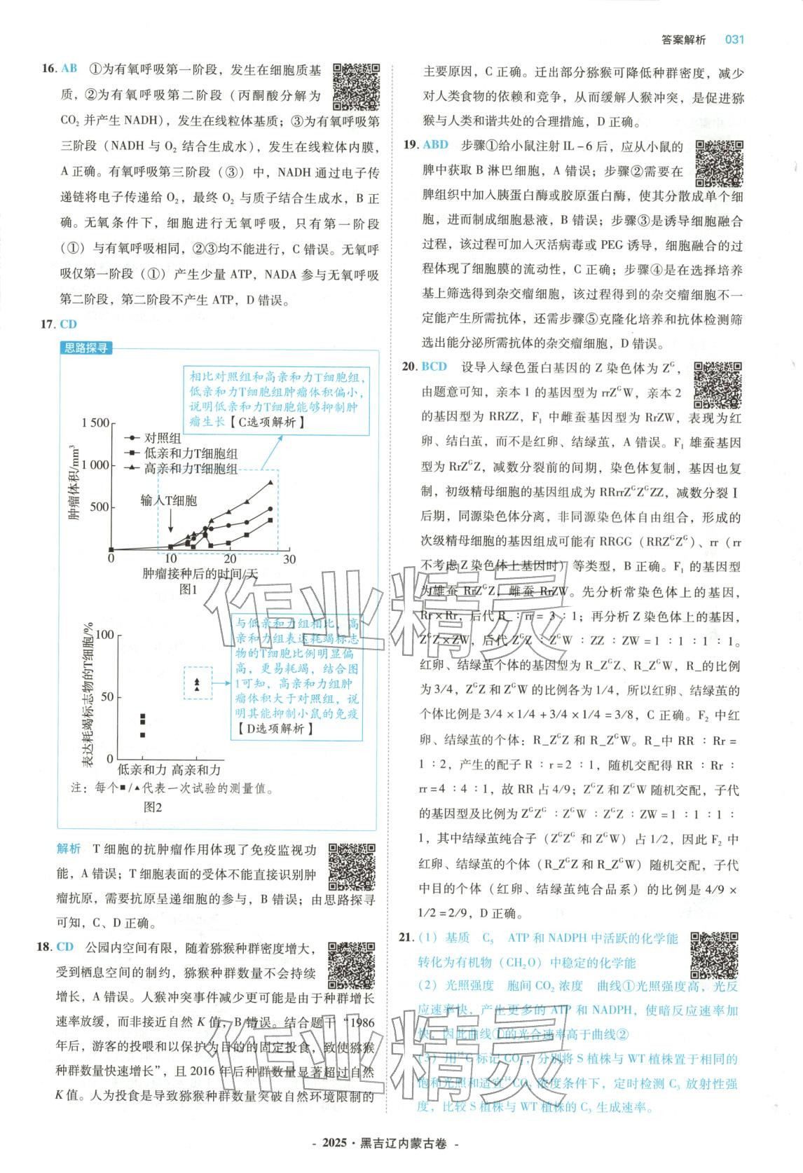 2026年五年高考真题汇编高中生物&nbsp;第31页