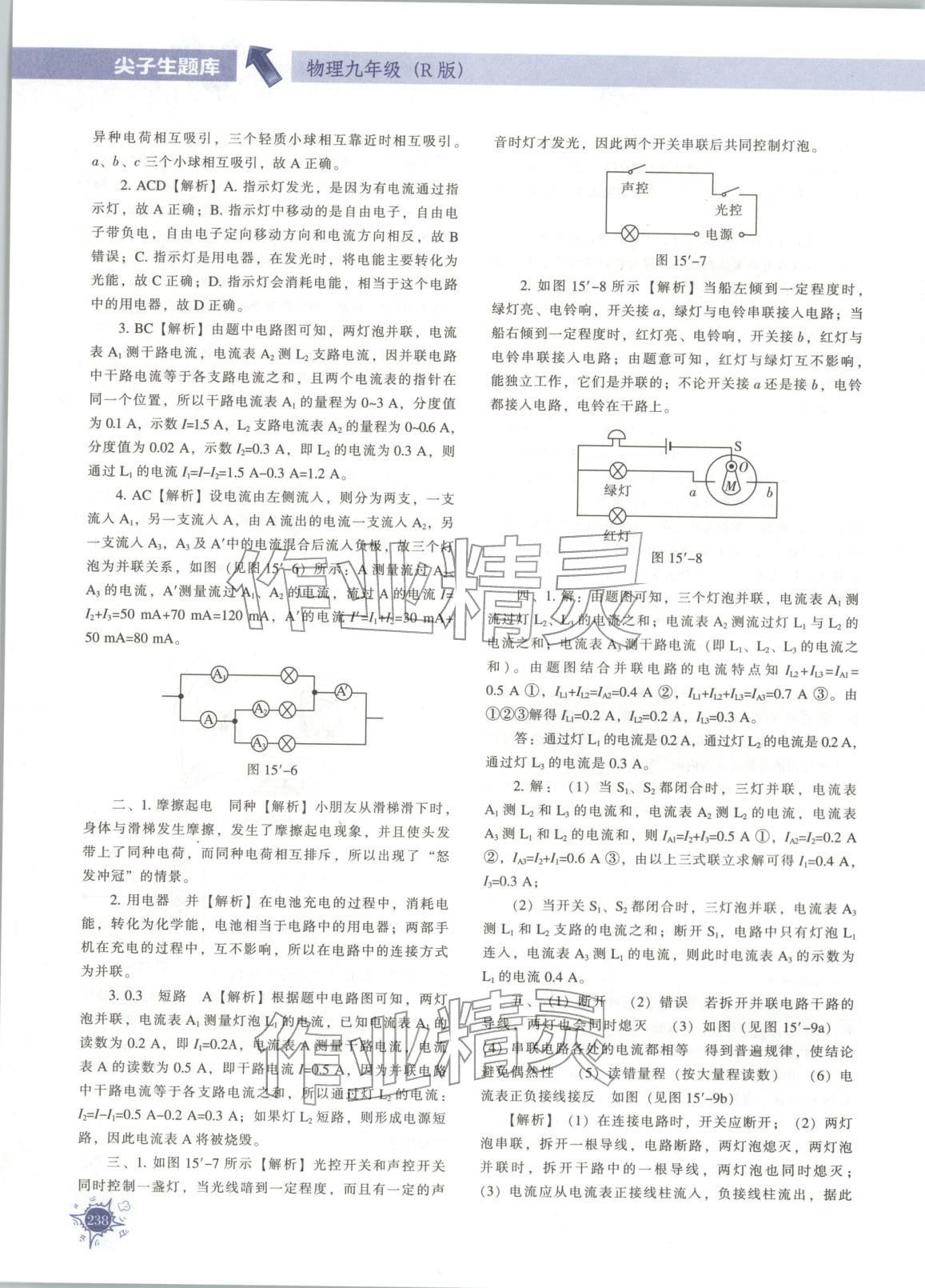 2025年尖子生题库九年级物理人教版 第14页