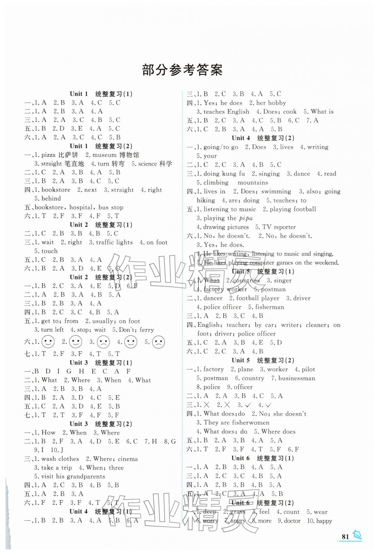2026年名师讲坛智趣冬令营六年级英语&nbsp;第1页