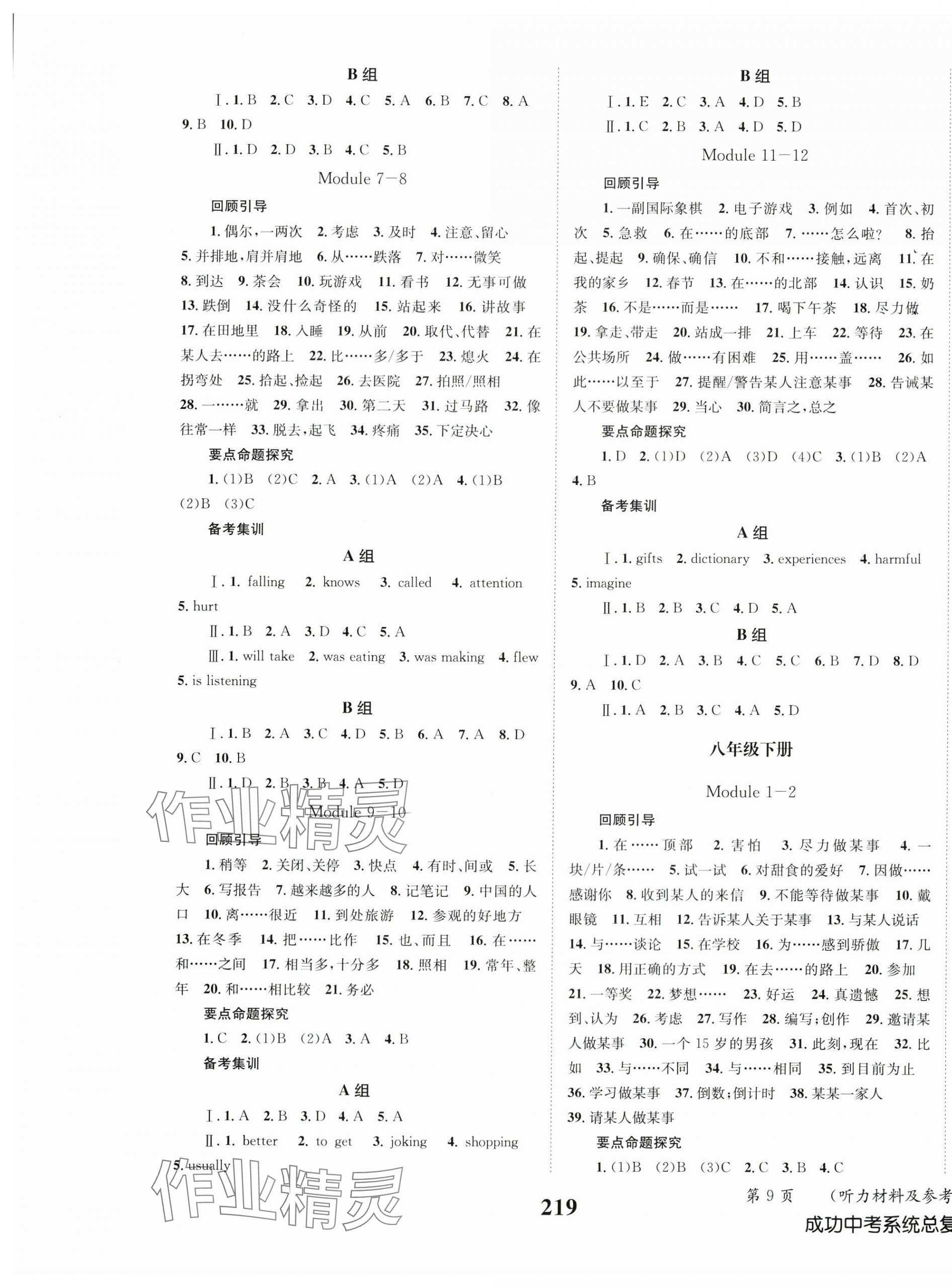 2024年成功中考系統(tǒng)總復(fù)習(xí)英語外研版 第4頁