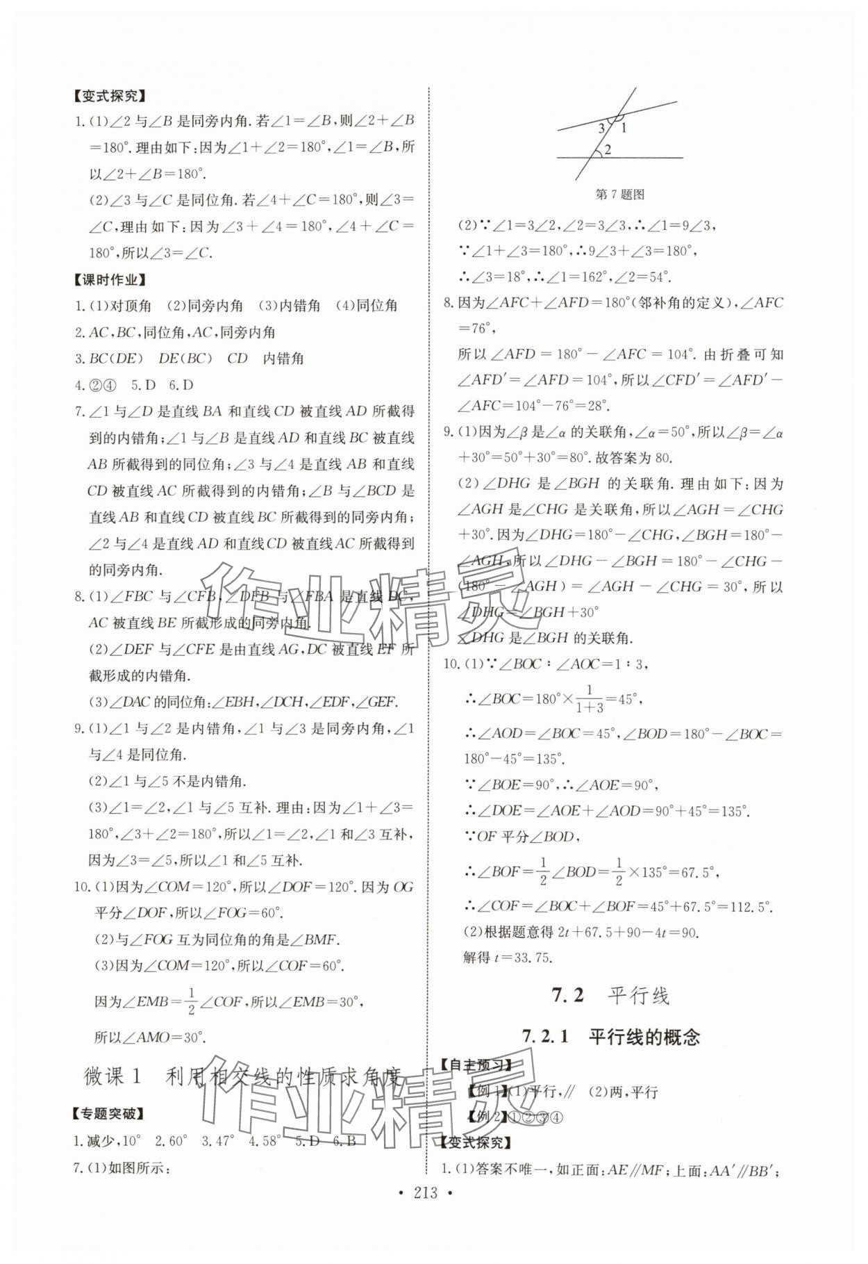 2025年長江全能學案同步練習冊七年級數學下冊人教版 第3頁