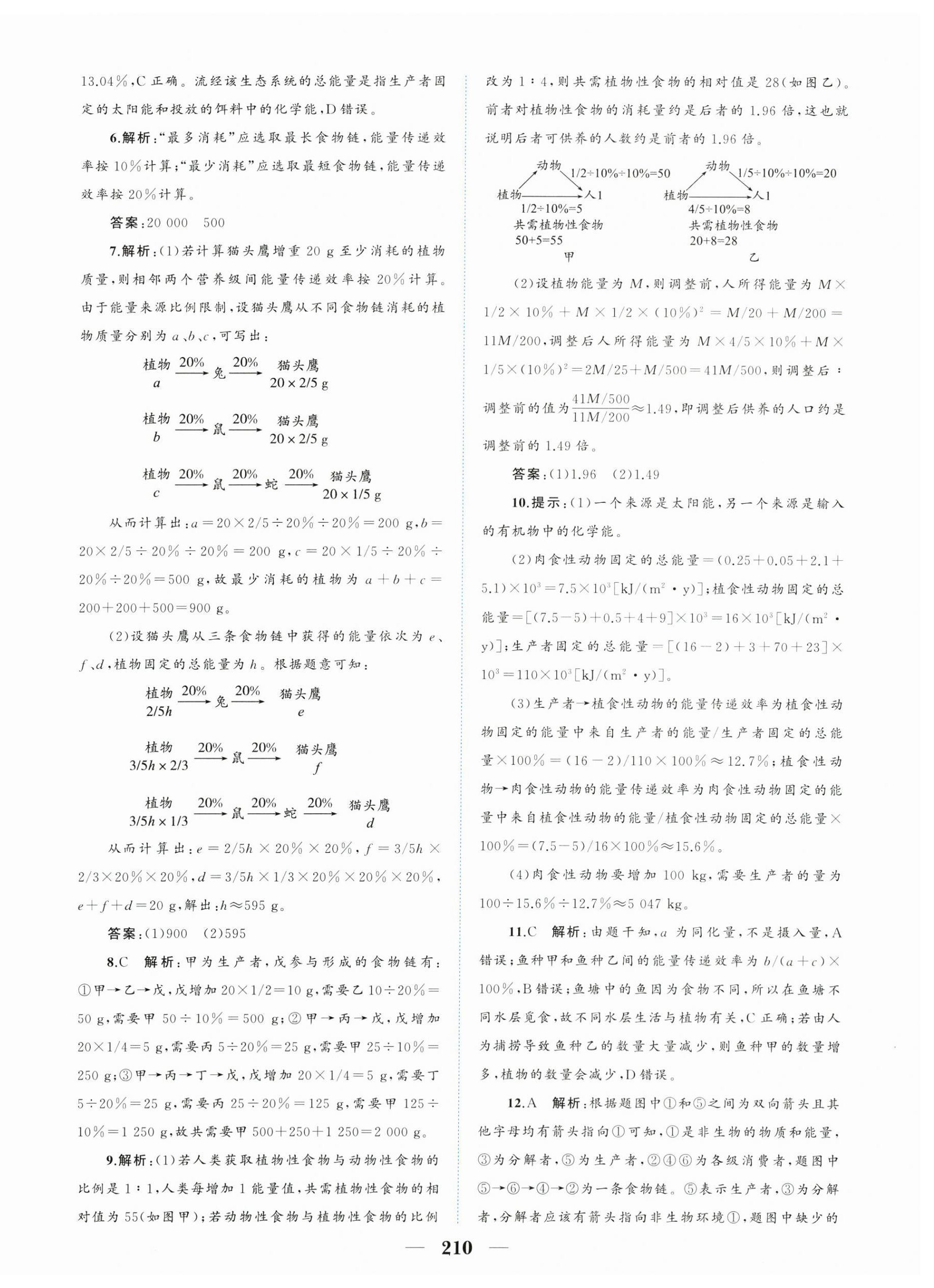 2026年点金训练精讲巧练高中生物选择性必修2人教版&nbsp;第14页